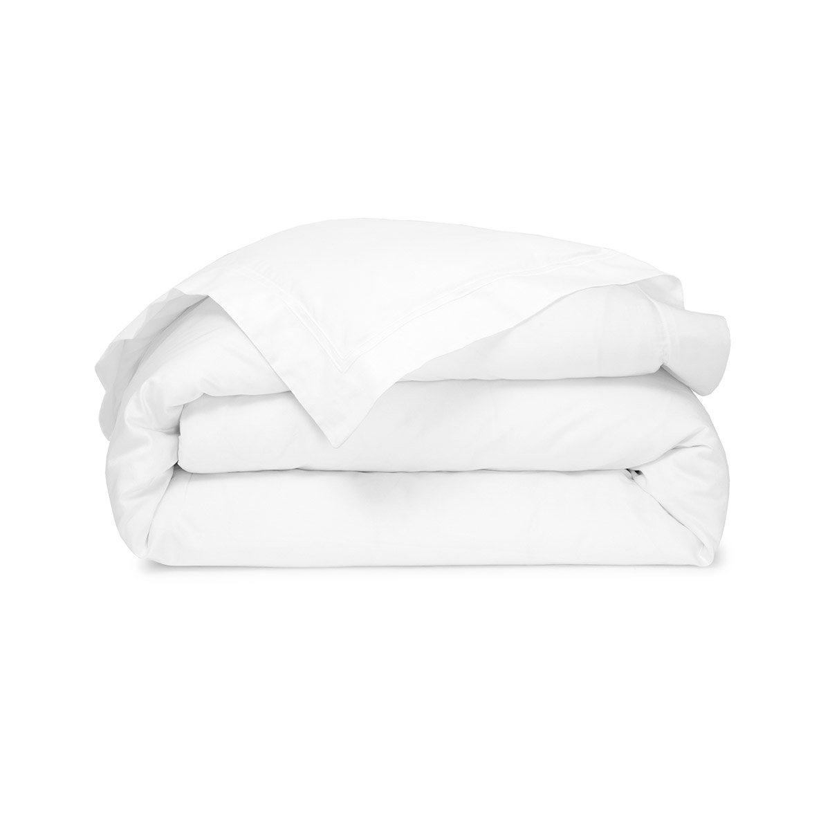 Housse de couette en satin, triomphe  Blanc