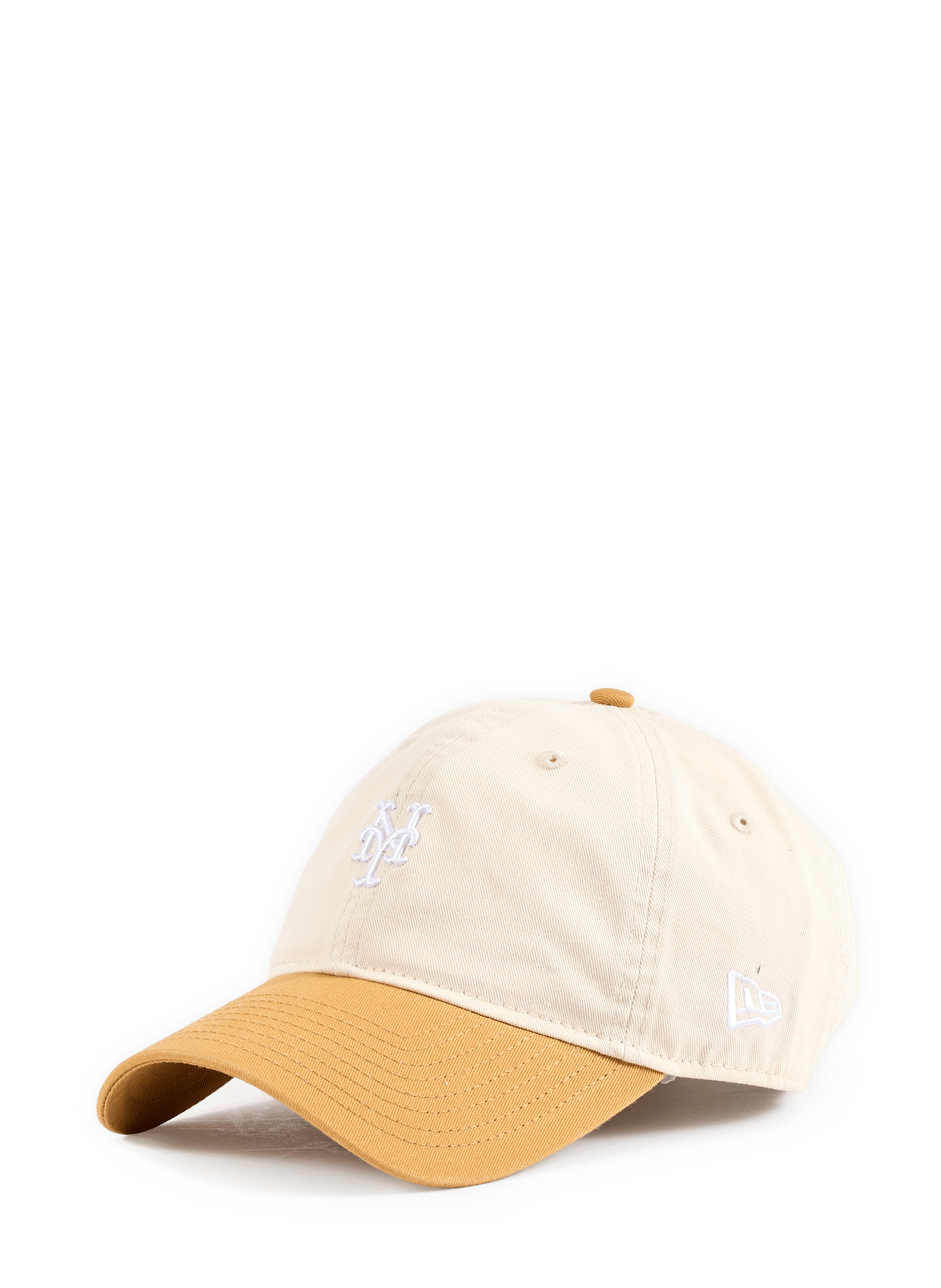 Bi-color cap with embroidered logo in cotton NEW ERA Beige