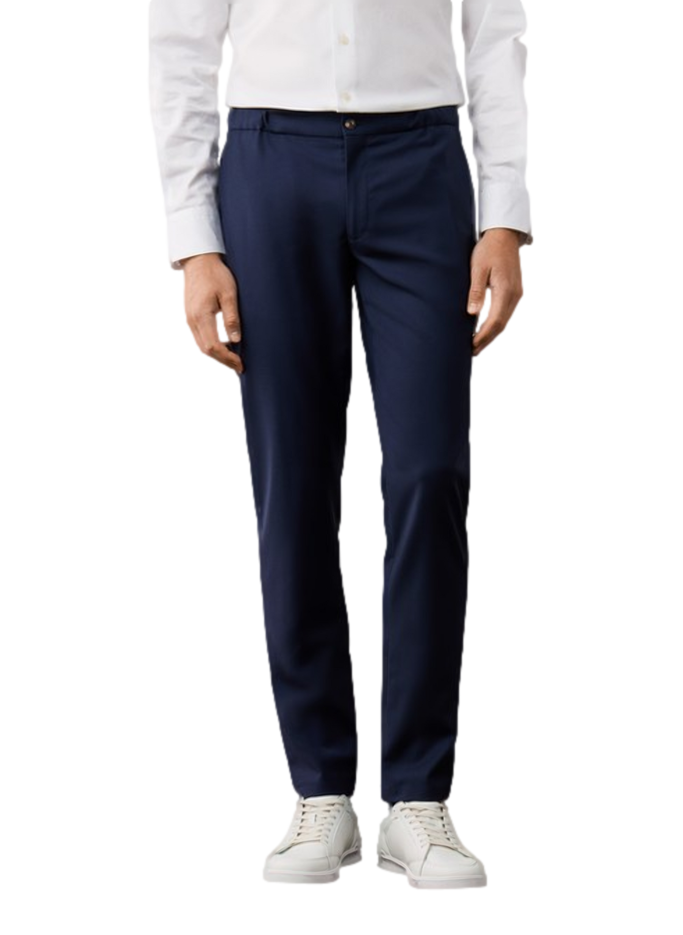 Slim-fit wool suit trousers HACKETT Blue