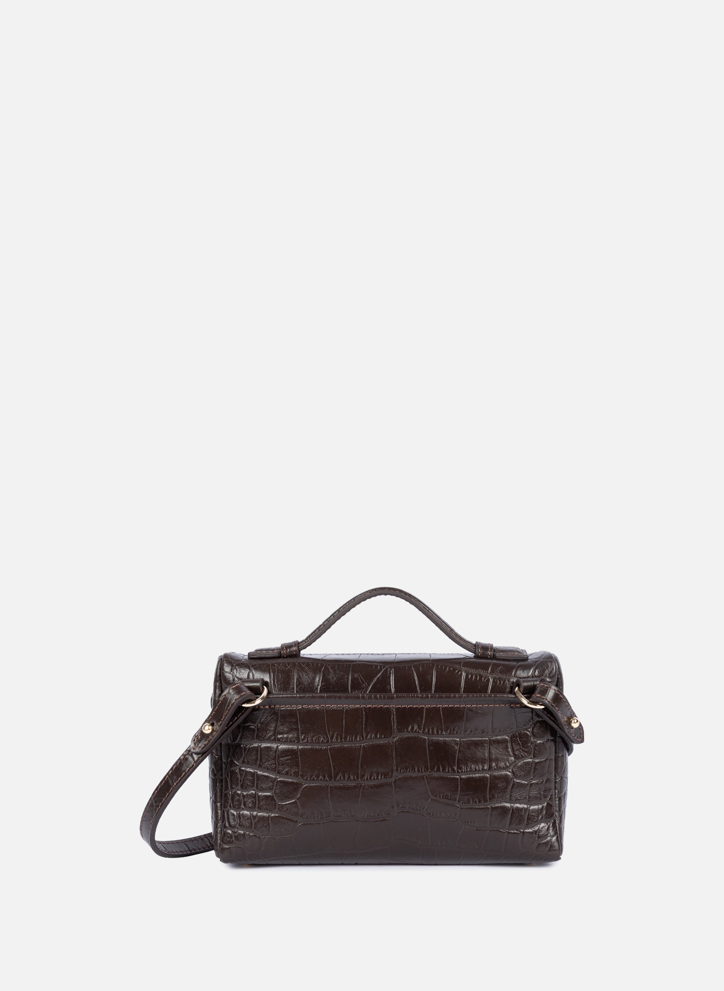Kleine doosvormige tas - exo LANCASTER Bruin
