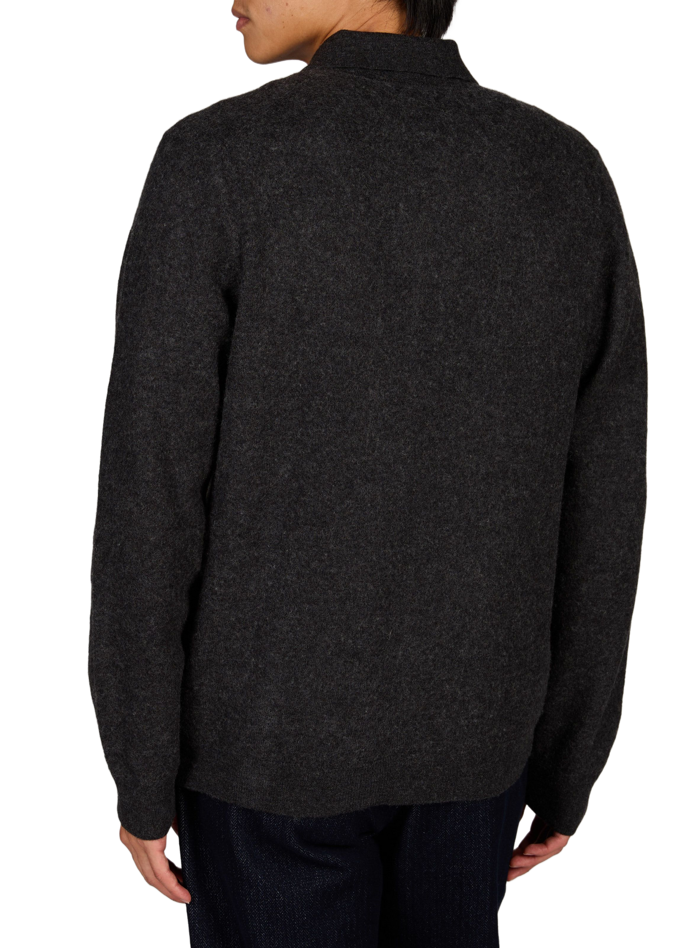 Einfarbiger Woll-Cardigan SAMSOE SAMSOE Grau