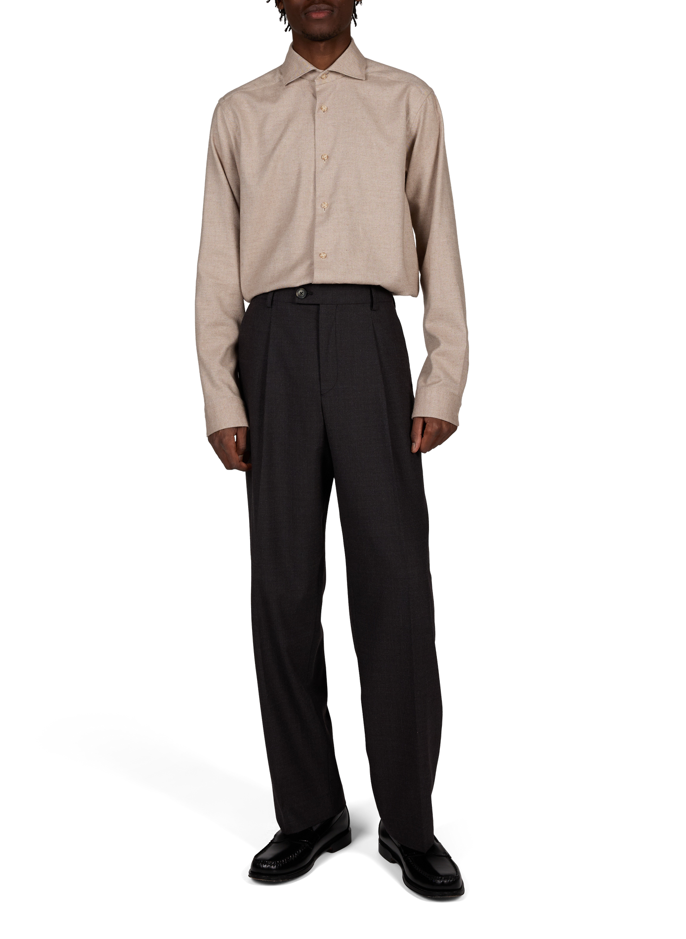Baumwollhemd ETON Beige
