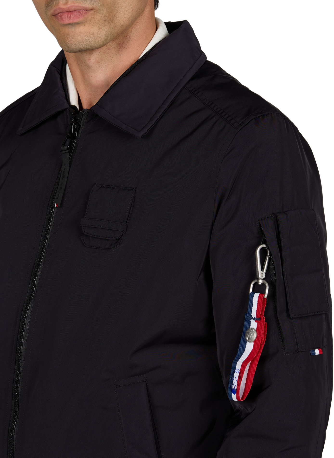 Blouson droit col classique PATROUILLE DE FRANCE X REDSKINS Bleu