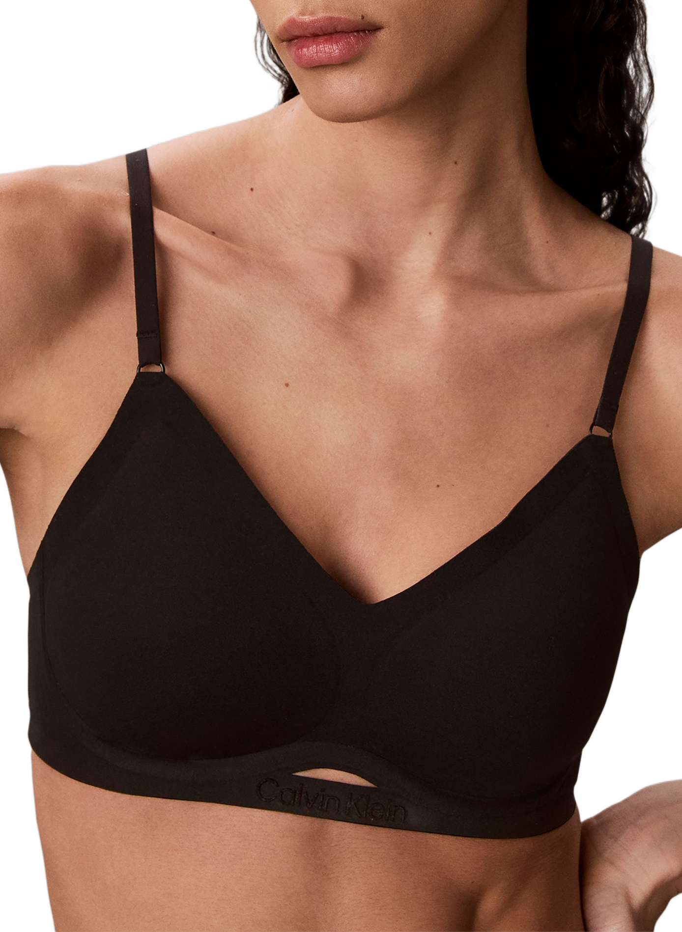 Plain strap bra CALVIN KLEIN Black