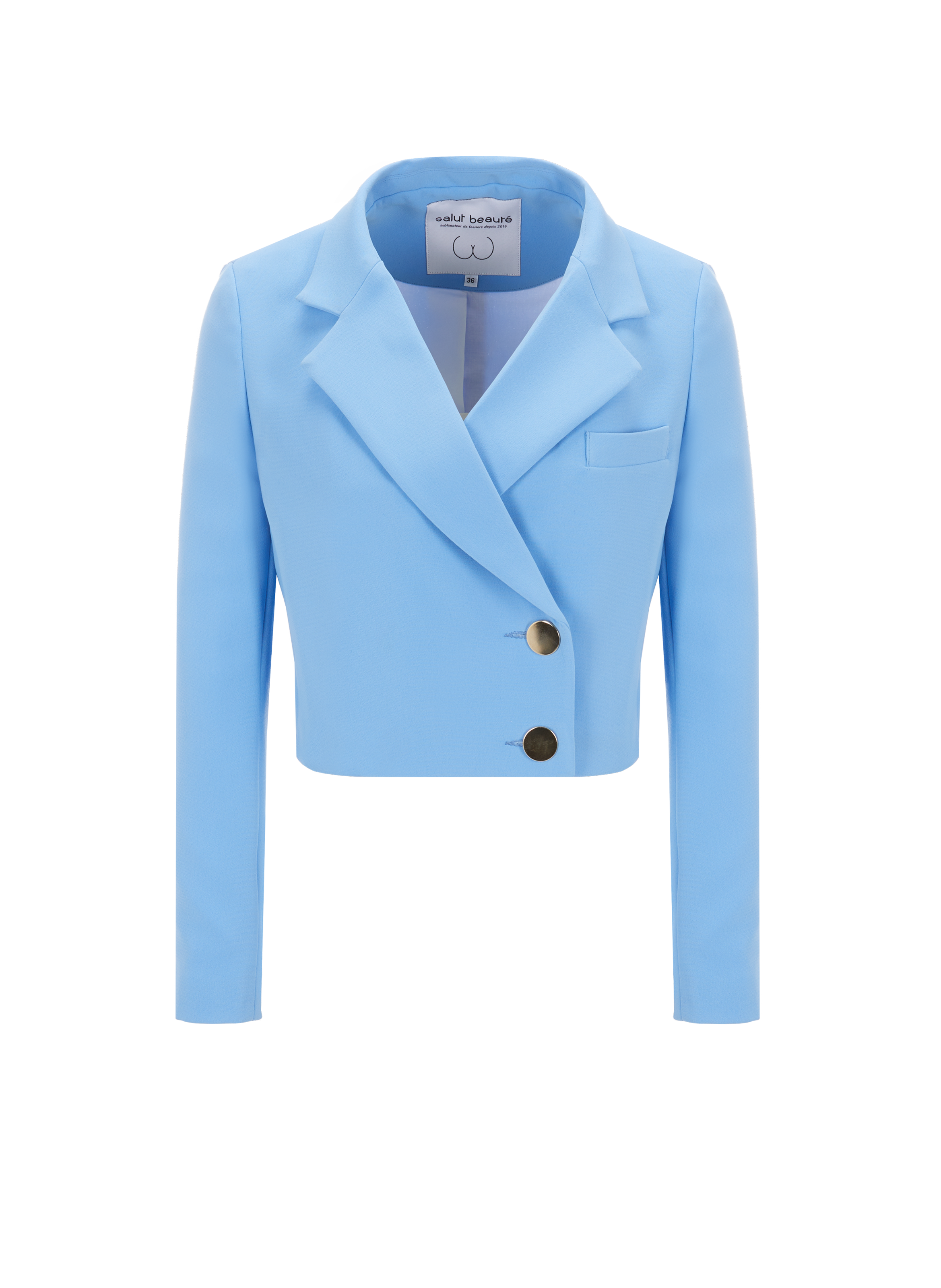 SALUT BEAUTÉ Blazer court Bleu