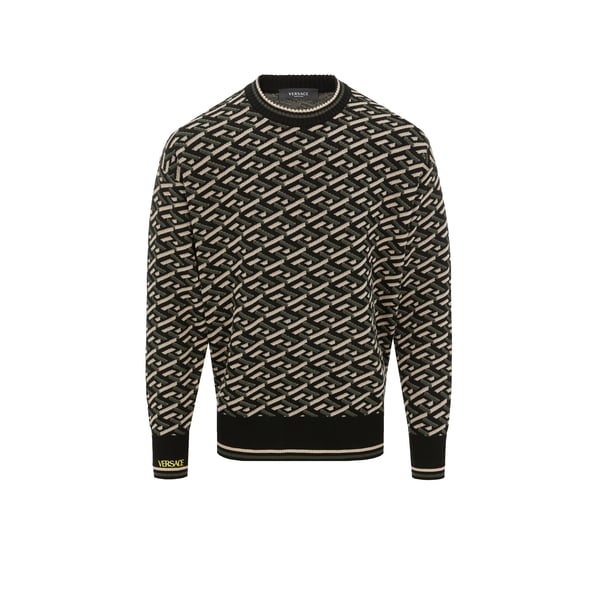 Pull graphique en coton