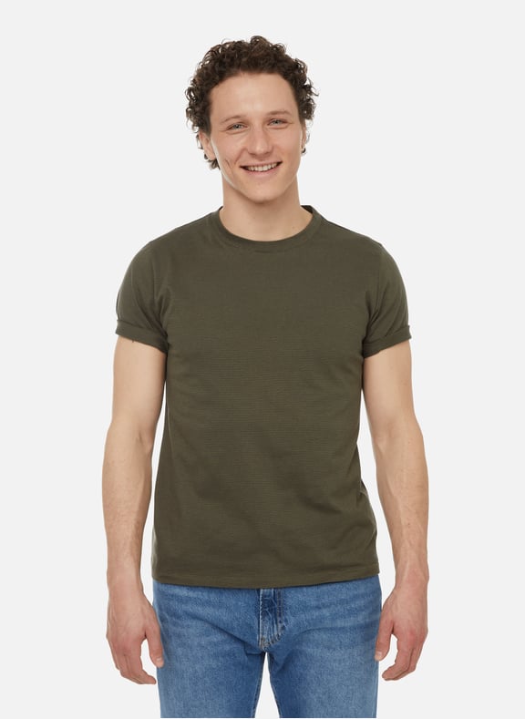 T-shirt Aymeric rayé en coton Vert by A.P.C. A.P.C. T-shirt Aymeric rayé en coton Vert