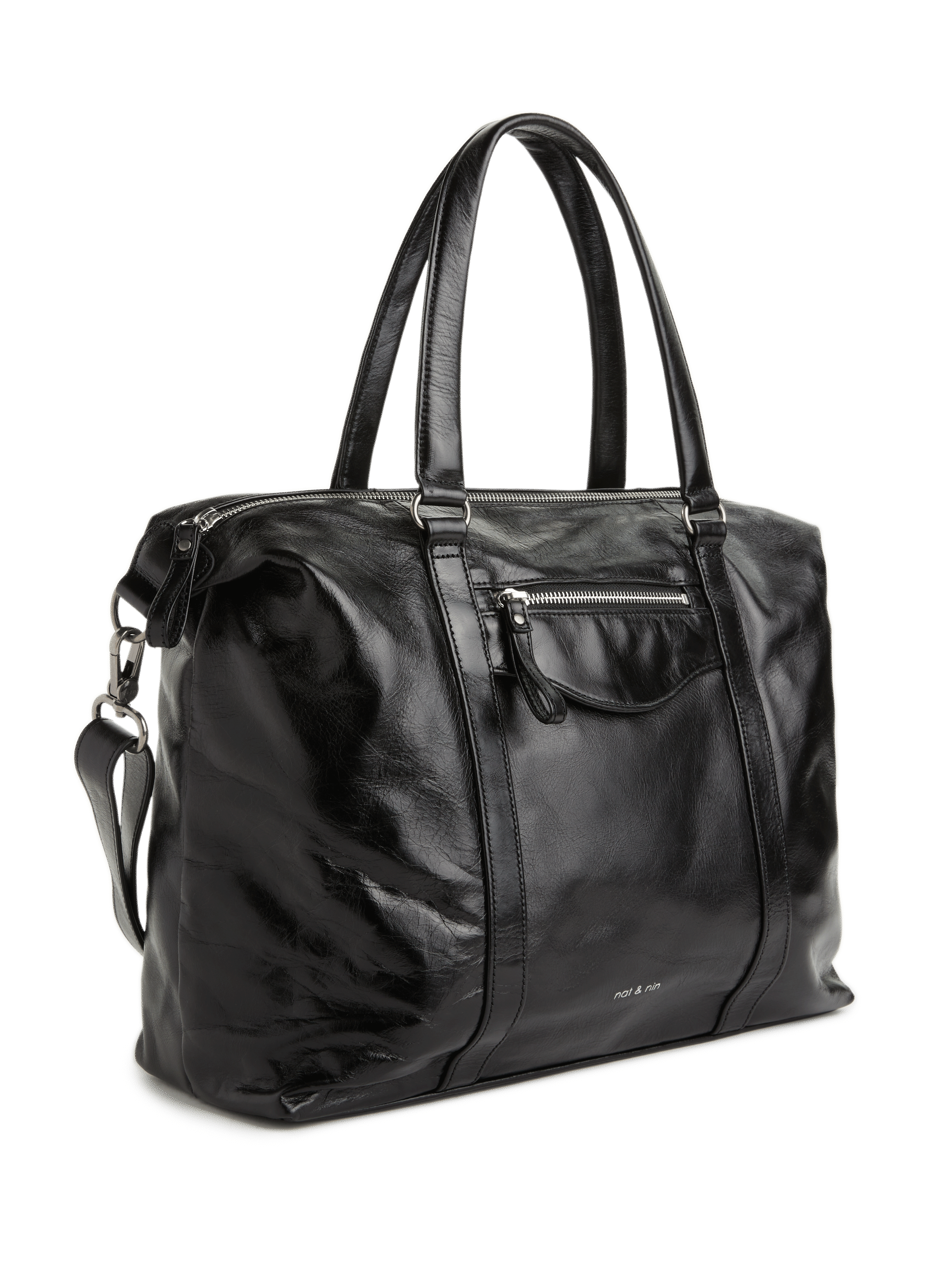 Thylane leather bag NAT &amp; NIN Black