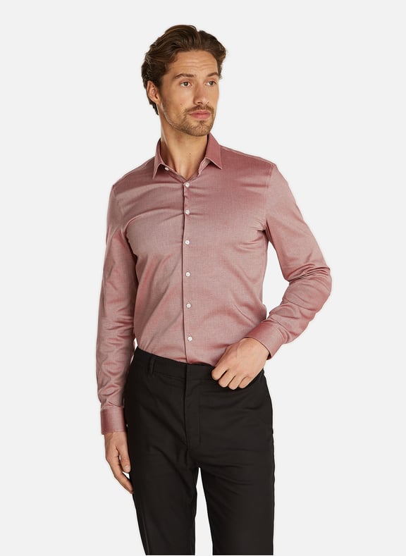 Chemise en coton Rouge by CALVIN KLEIN CALVIN KLEIN Chemise en coton Rouge