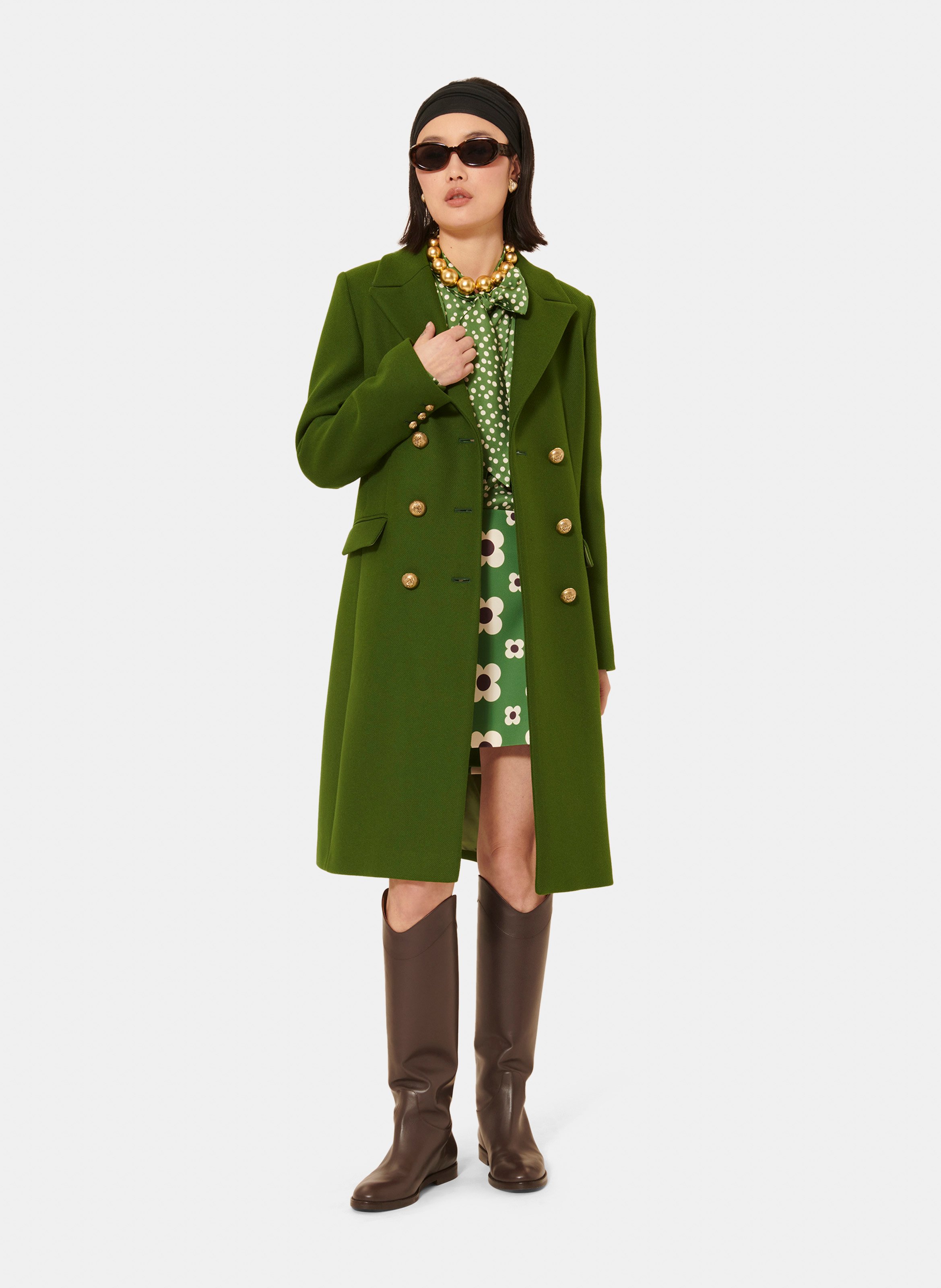 Manteau marcy TARA JARMON Vert