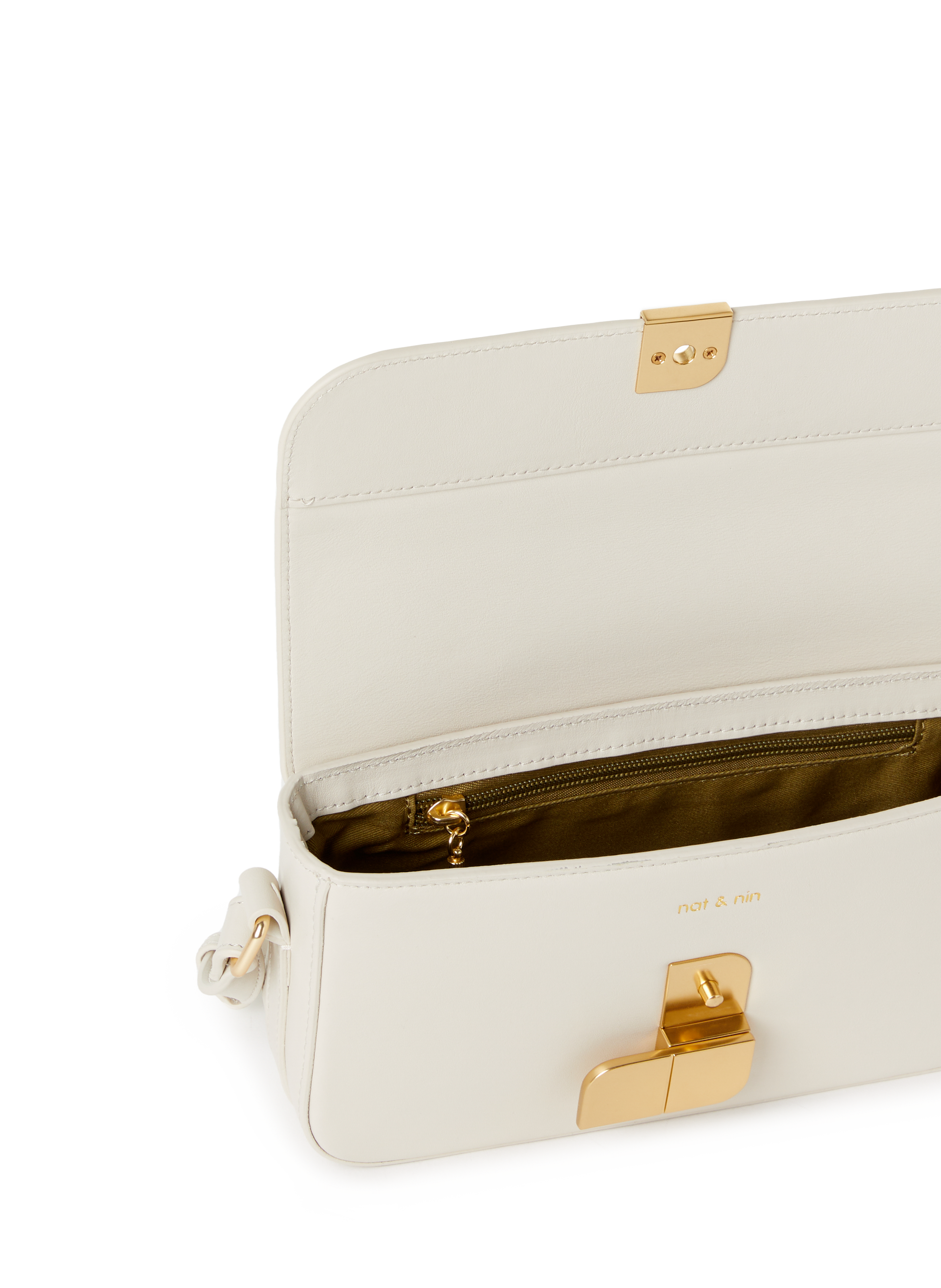 Alice S shoulder bag NAT & NIN White