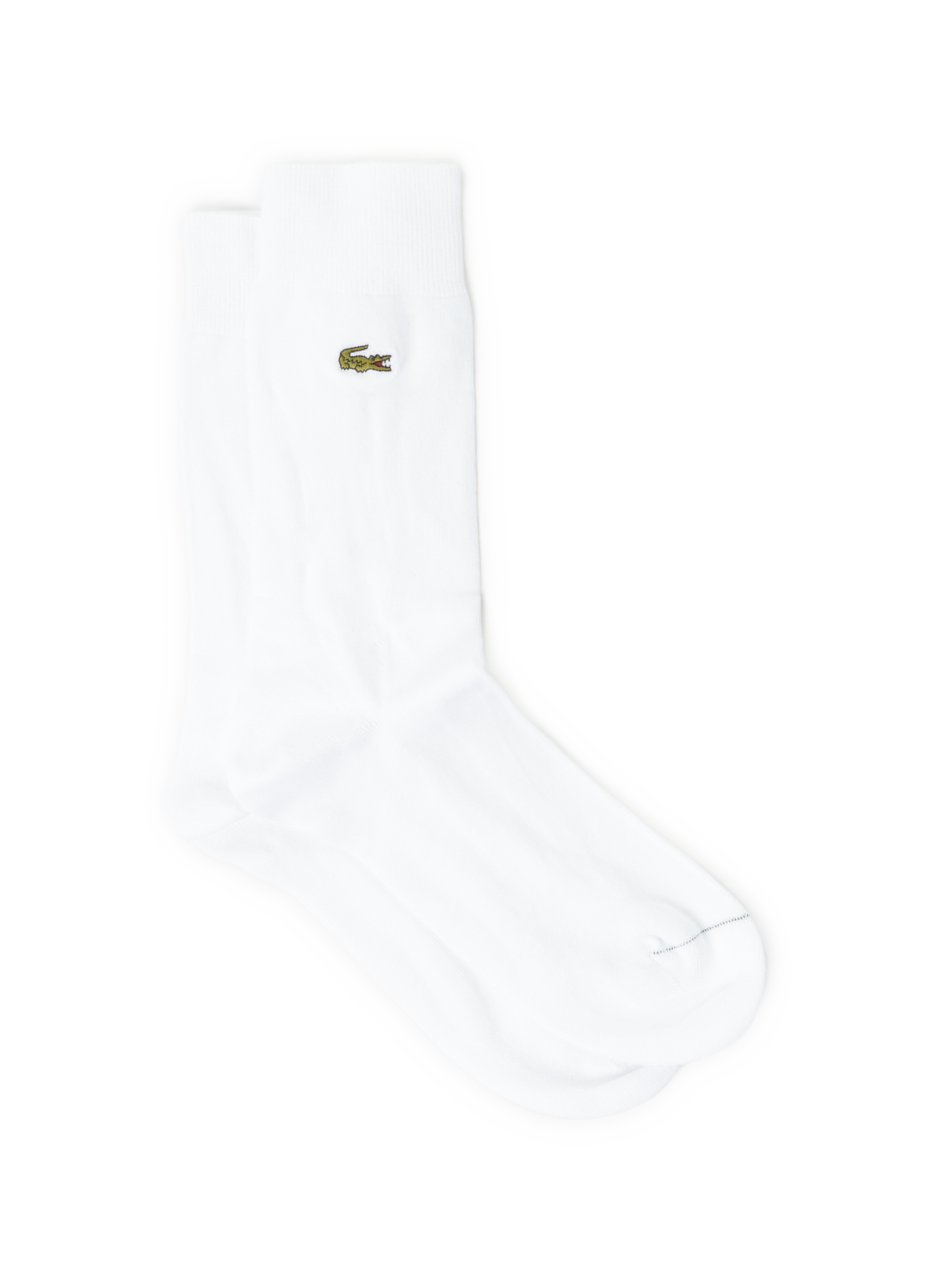 Set of 3 pairs of knee-high socks LACOSTE White