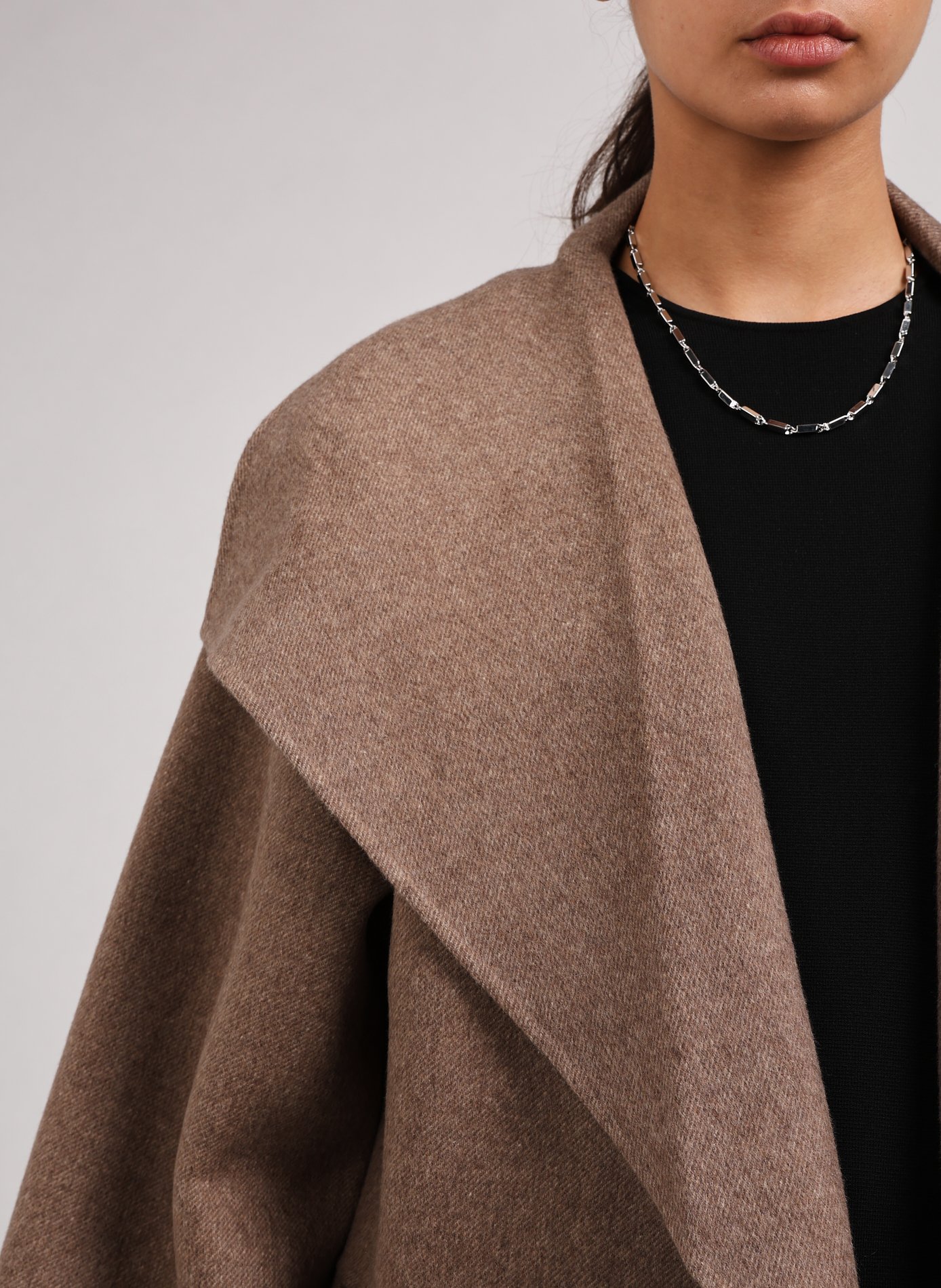 Signature Wool Blend Coat TOTEME Brown