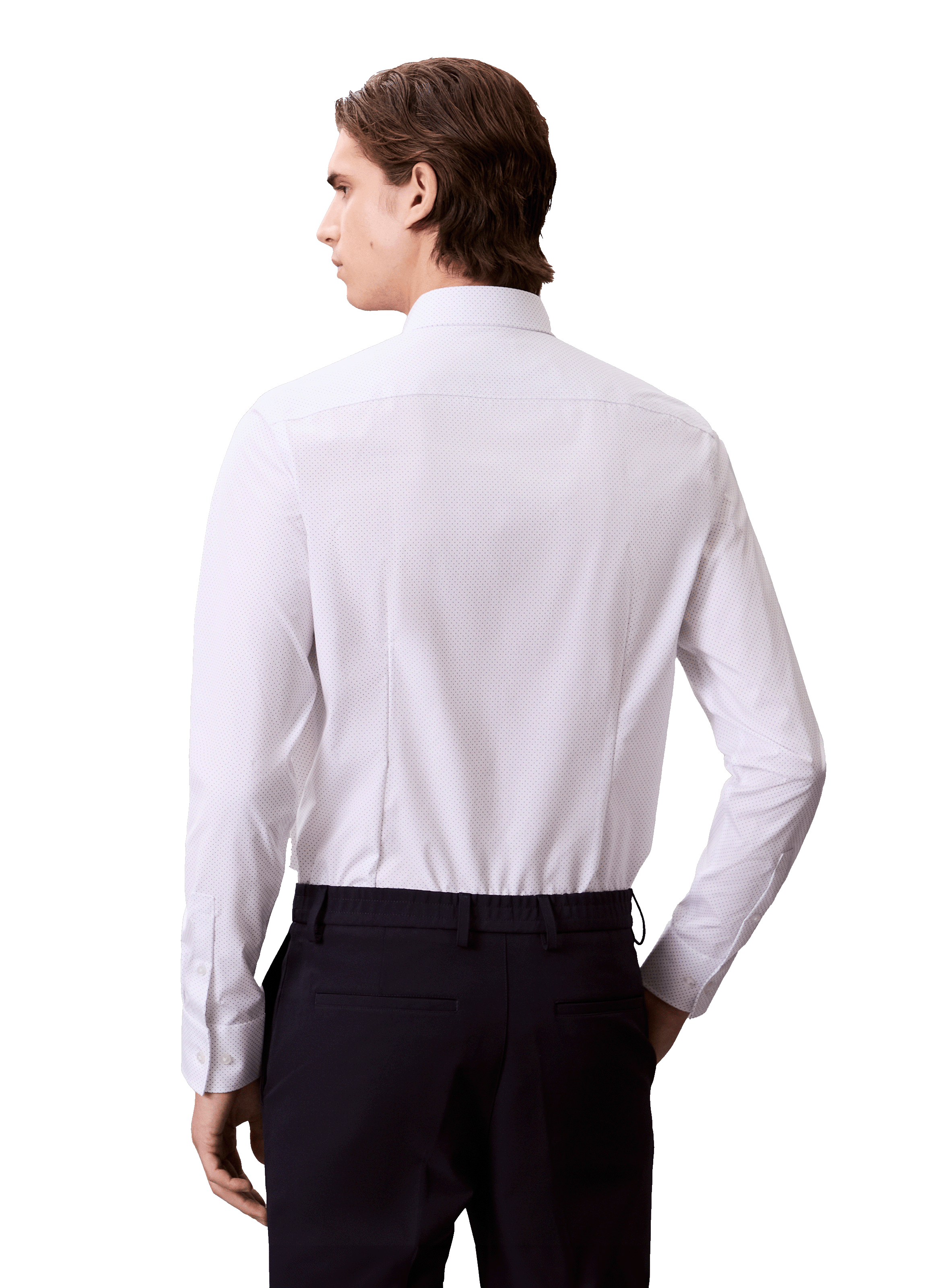 Chemise en pinpoint CALVIN KLEIN Blanc