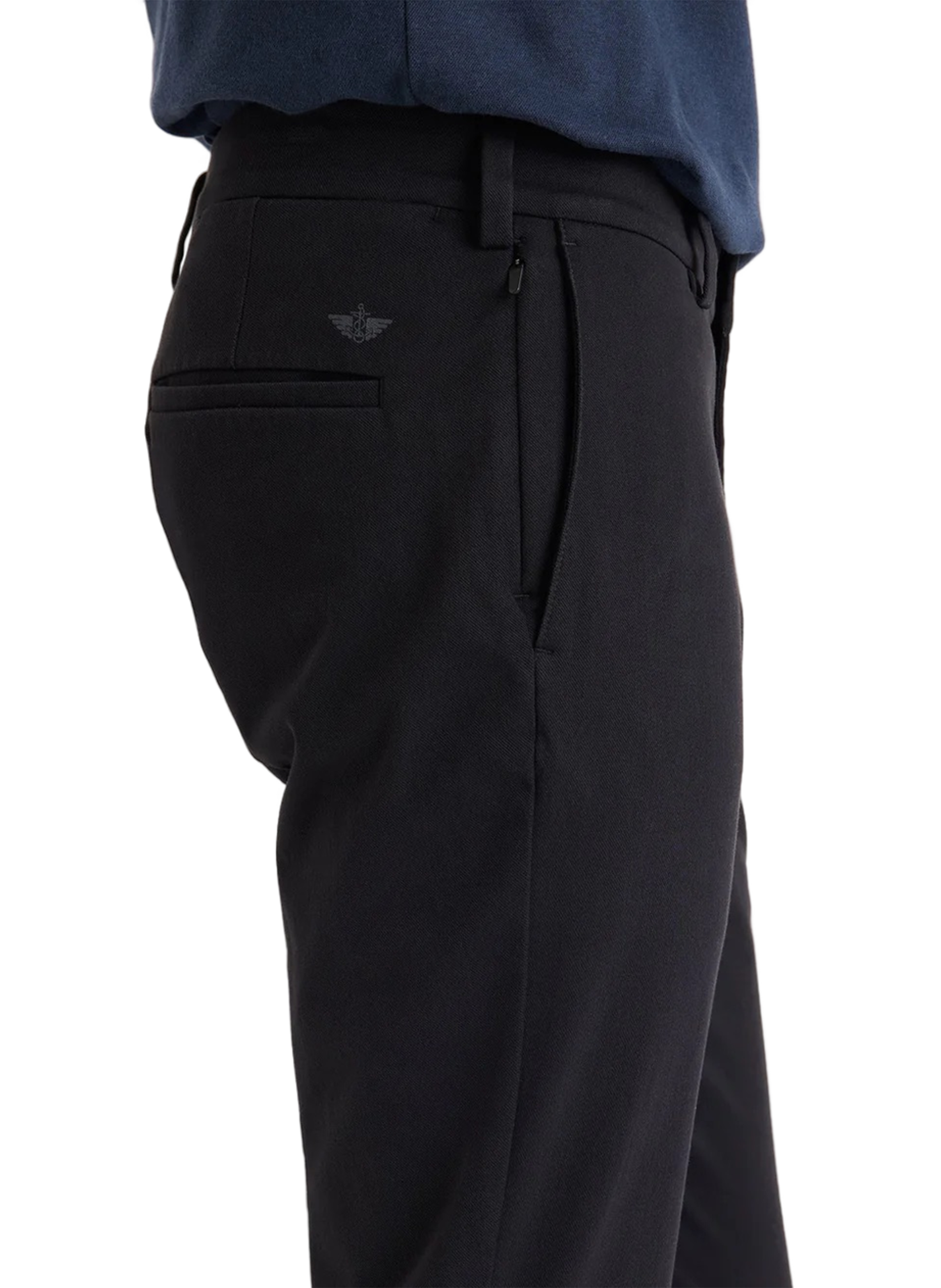 Cotton blend chino trousers  DOCKERS Black