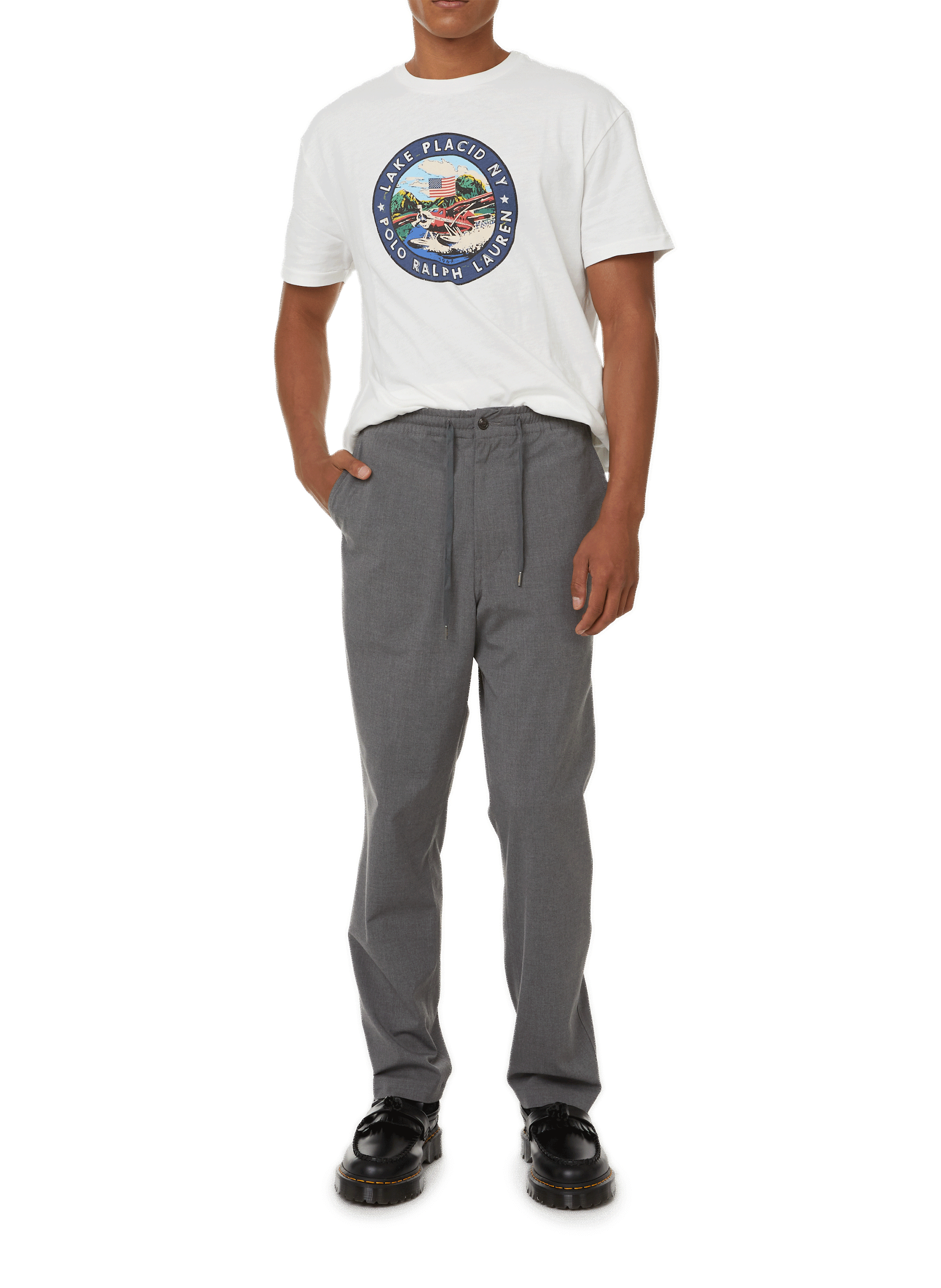 T-shirt Lake Placid NY POLO RALPH LAUREN Blanc