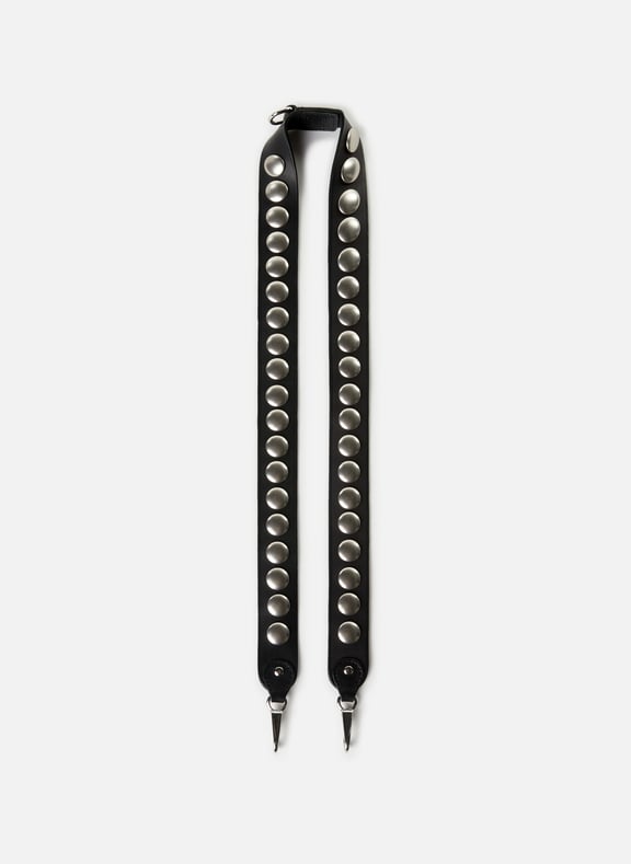 Festival leather shoulder strap Black by JÉRÔME DREYFUSS JÉRÔME DREYFUSS Festival leather shoulder strap Black