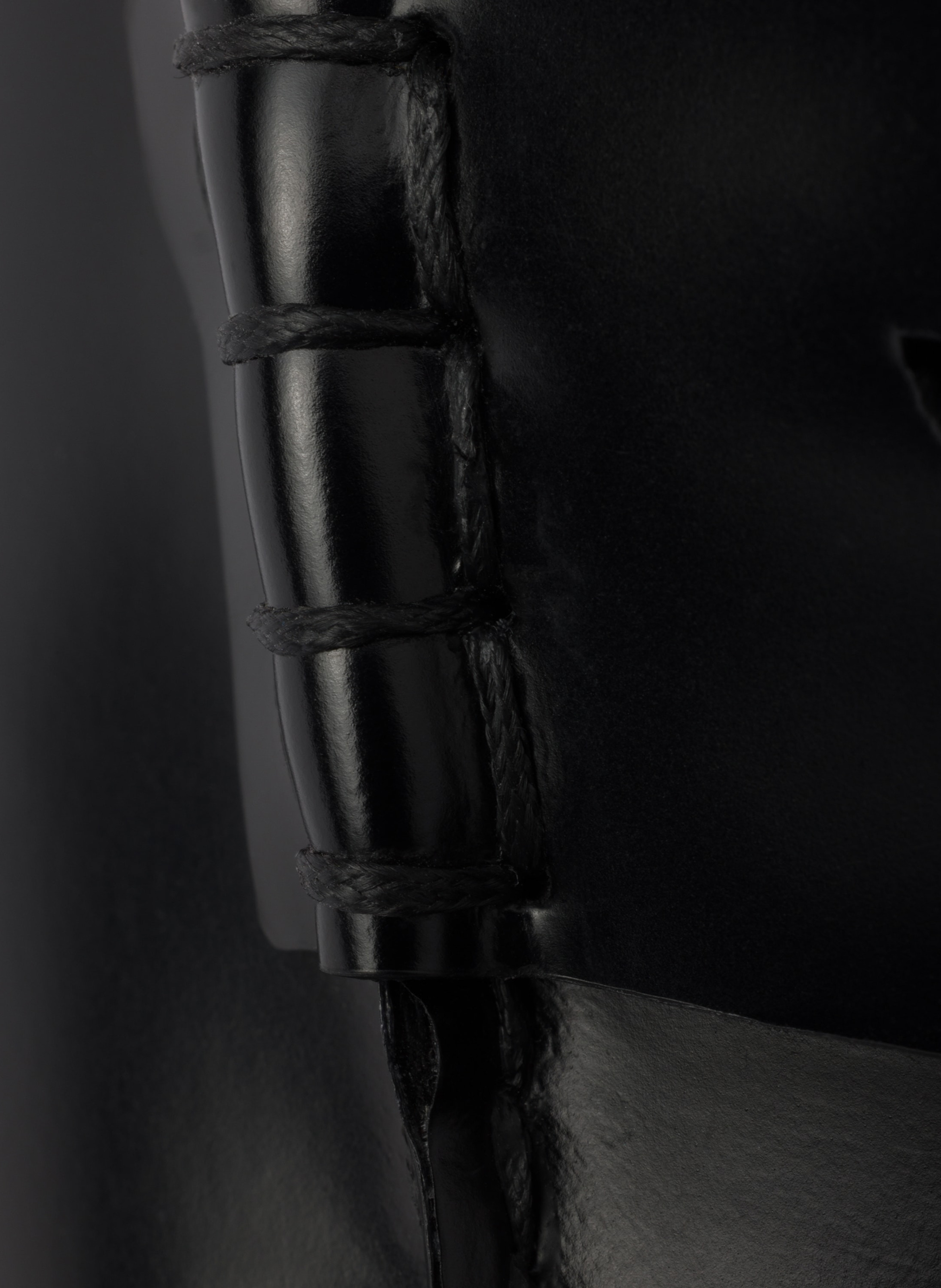 Mocassins en cuir brossé PRADA Noir