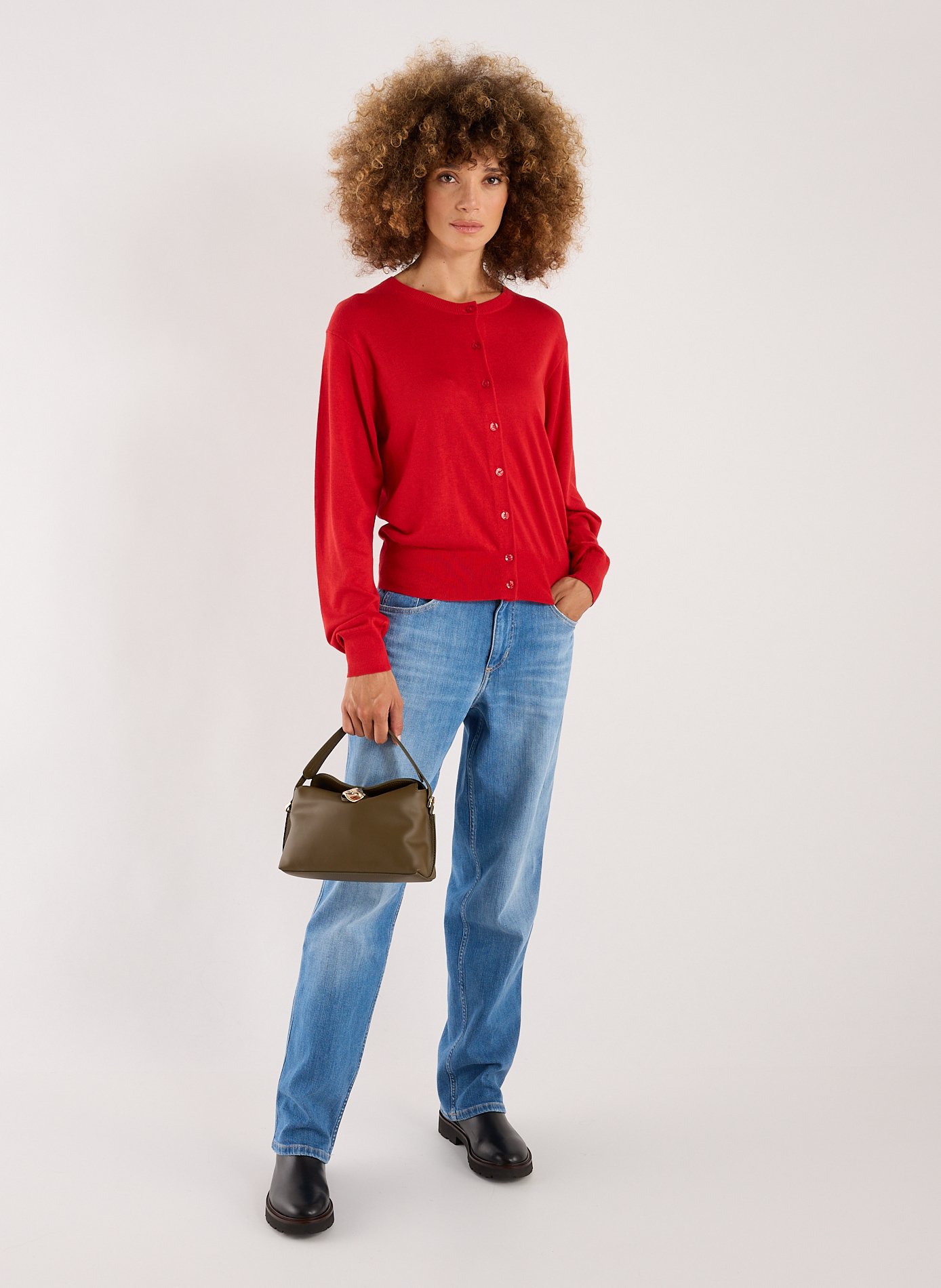 Sac à main Hanna Mini en cuir FLATTERED Vert