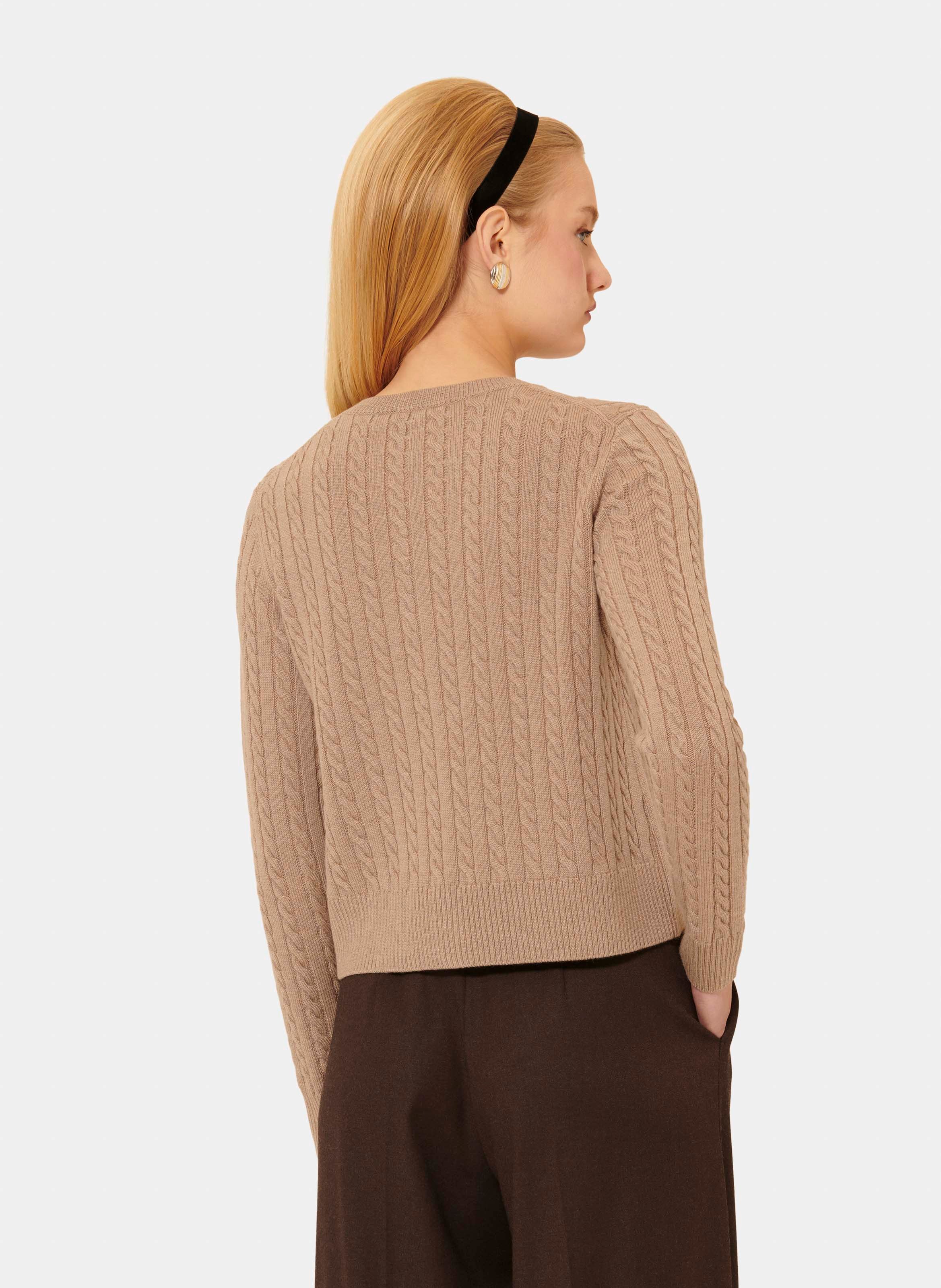 Cardigan gaspard TARA JARMON Marron