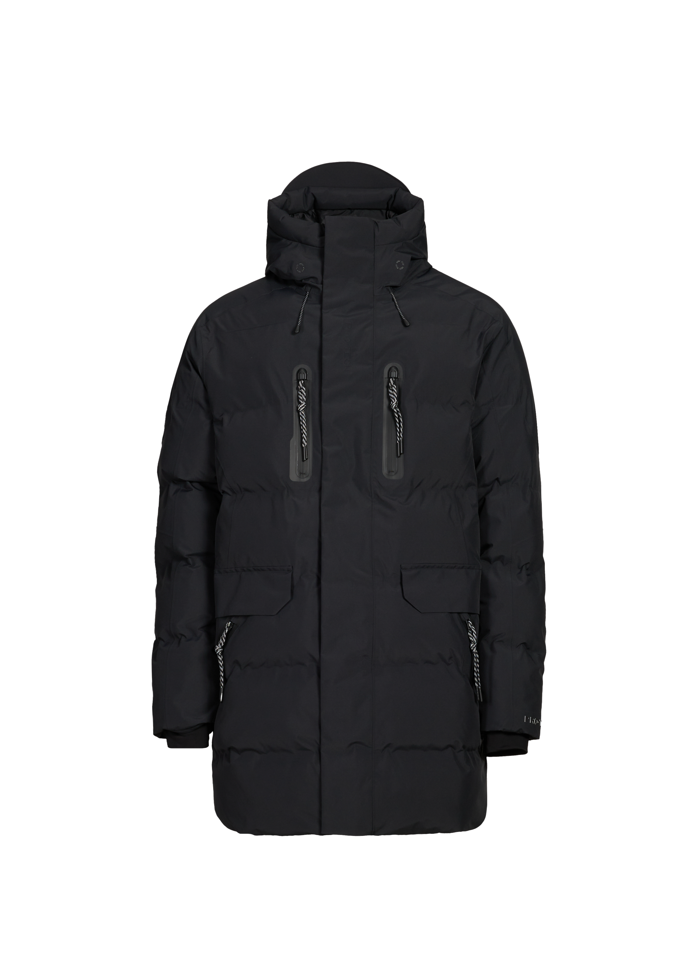 Doudoune longue Everest à capuche matelassée Noir by SAVE THE DUCK SAVE THE DUCK Doudoune longue Everest à capuche matelassée Noir