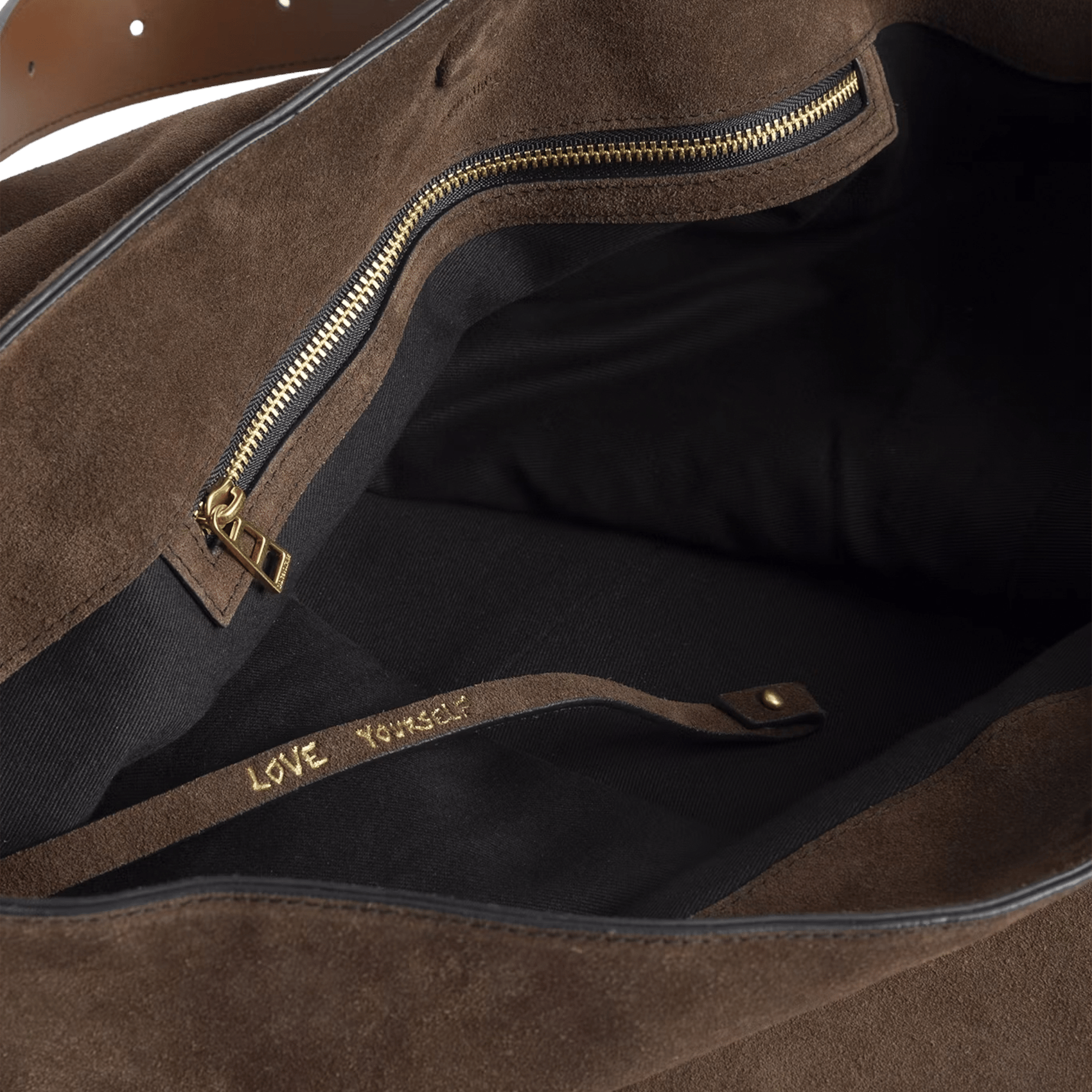 Sac porté épaule en cuir jane ZADIG&VOLTAIRE Marron