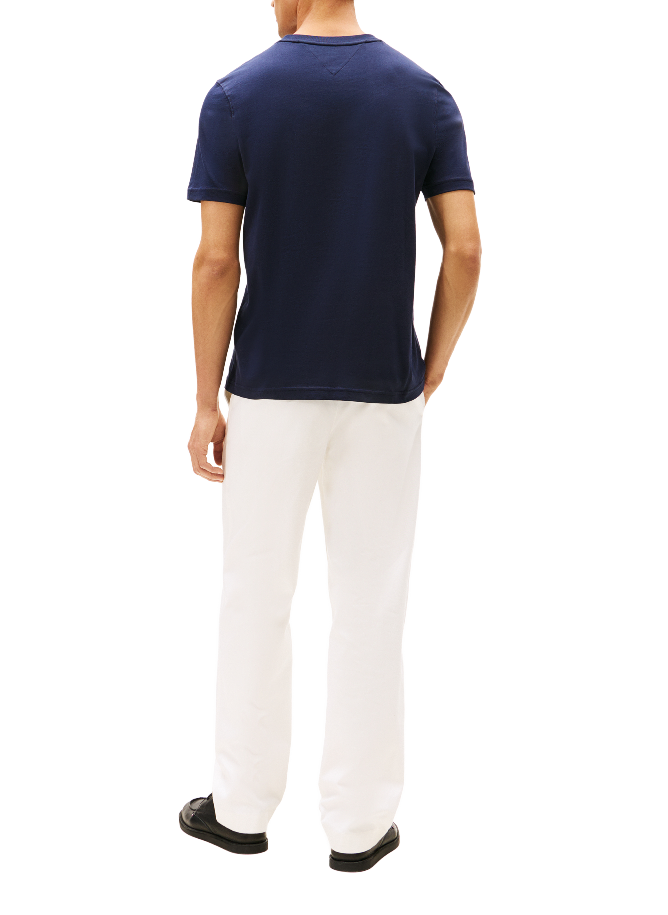 T-shirt manches courtes avec logo brodé TOMMY HILFIGER Bleu