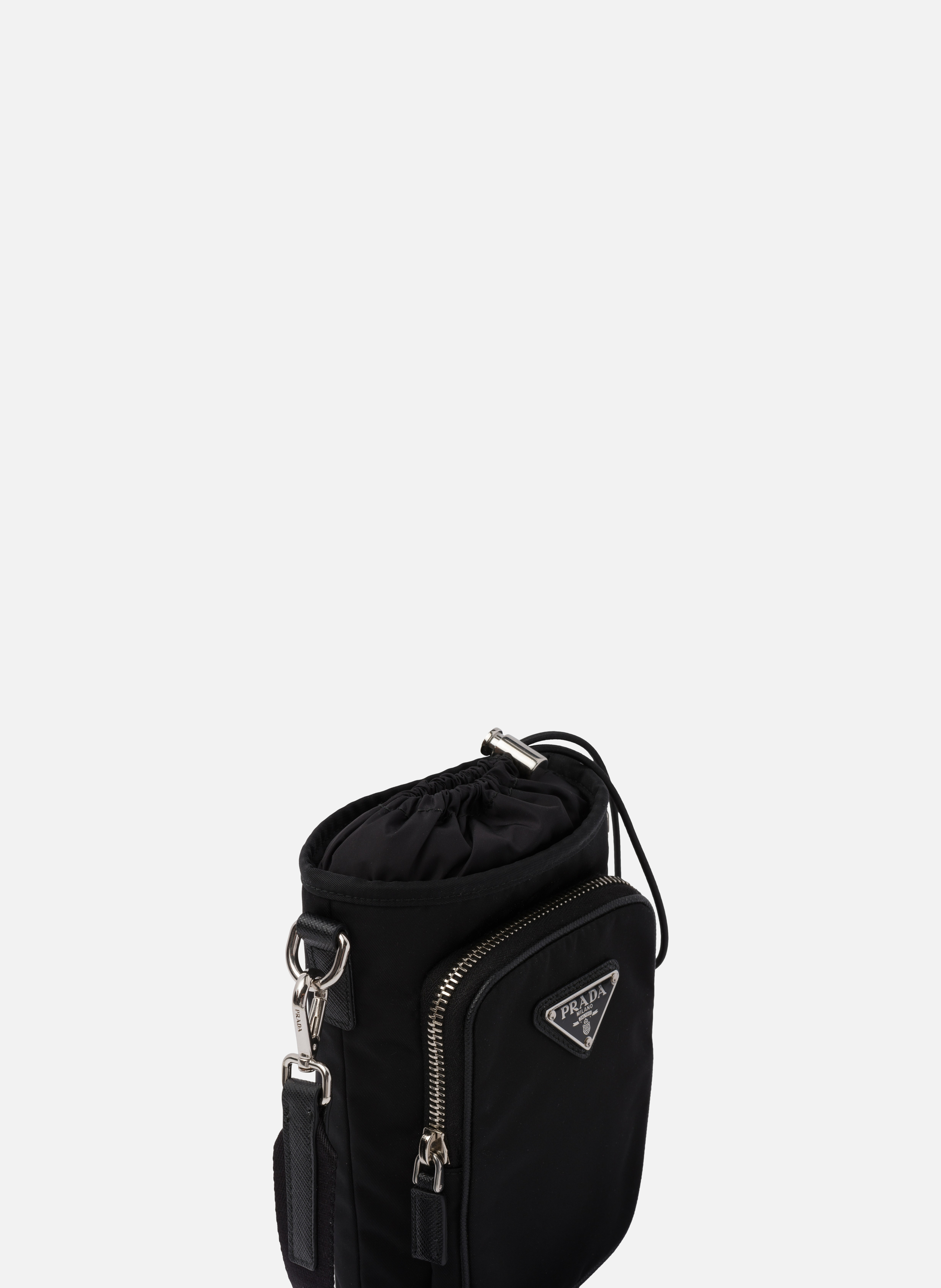 Étui pour smartphone en re-nylon PRADA Noir