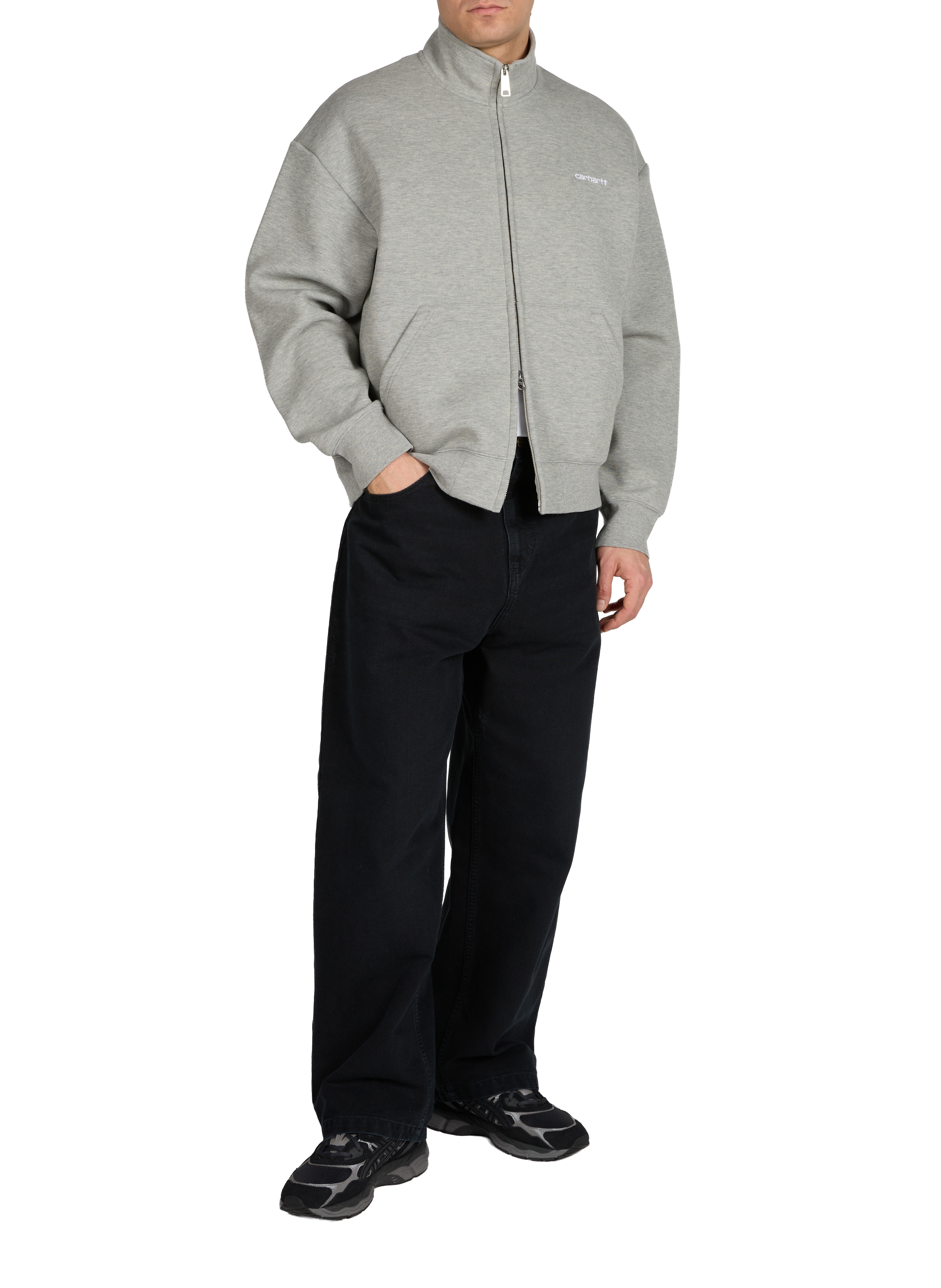 Five-pocket cotton jeans CARHARTT WIP Black