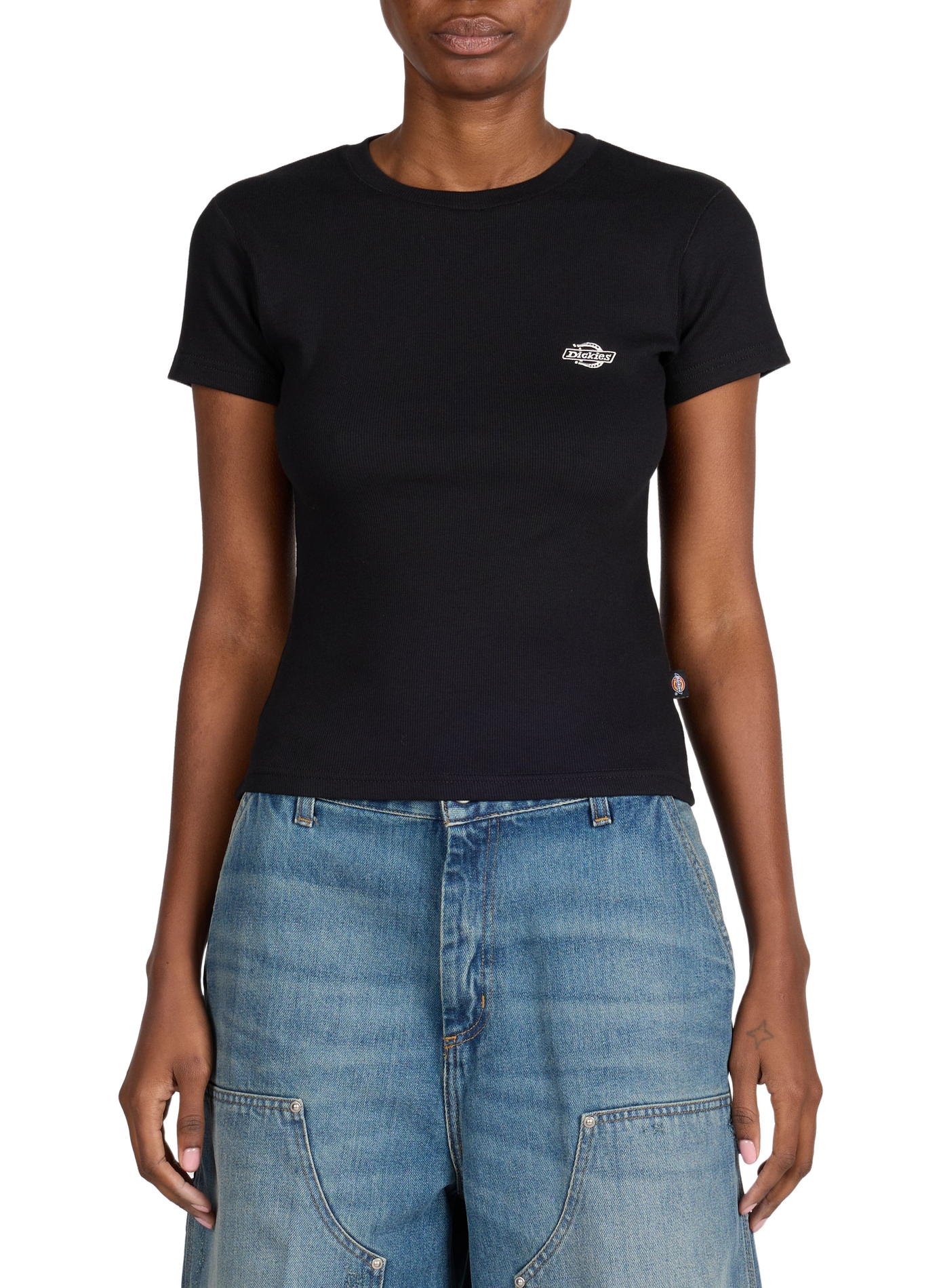 Cropped cotton-blend T-shirt DICKIES