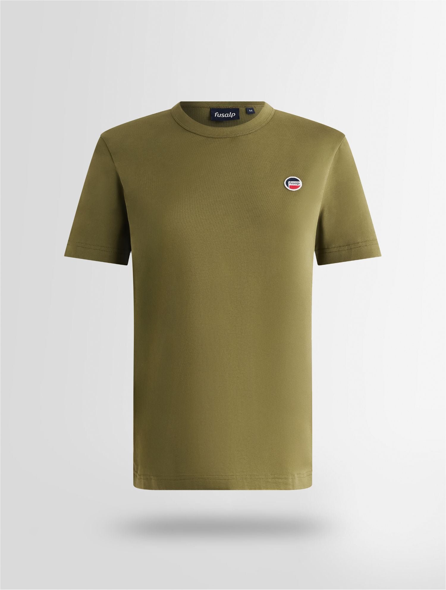 T-shirt manches courtes talixe col rond coupe regular FUSALP Kaki