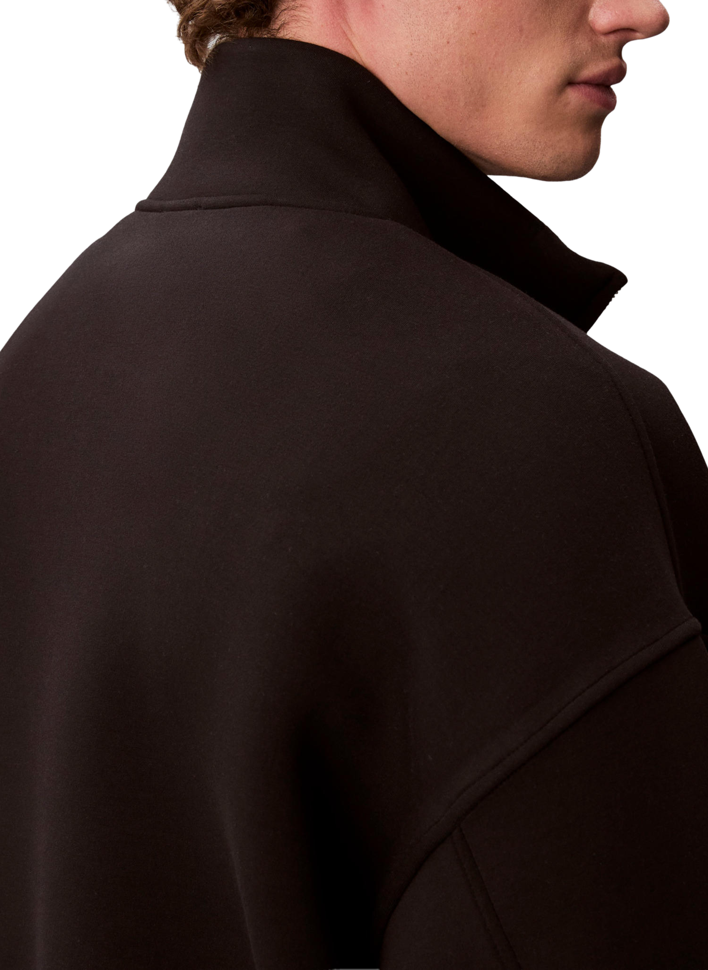 Sweatshirt mit Stehkragen und Reißverschluss CALVIN KLEIN Schwarz