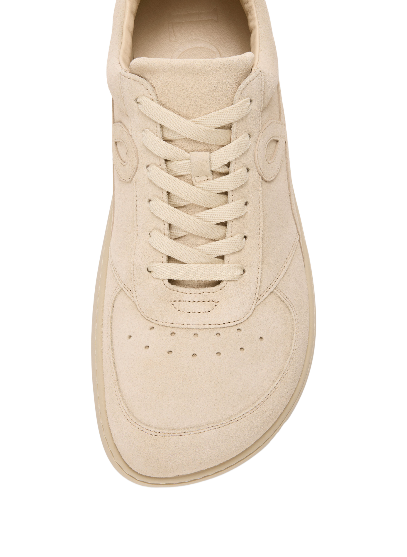 Baskets basses Jambo en veau velours LOEWE Beige