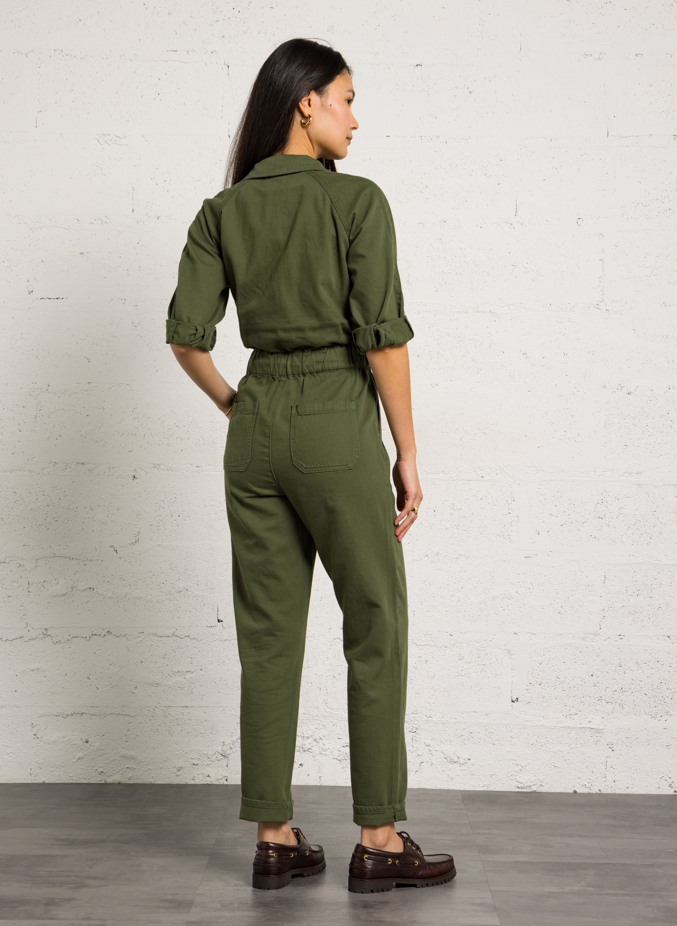 Combinaison en coton tracy MAISON 123 Vert