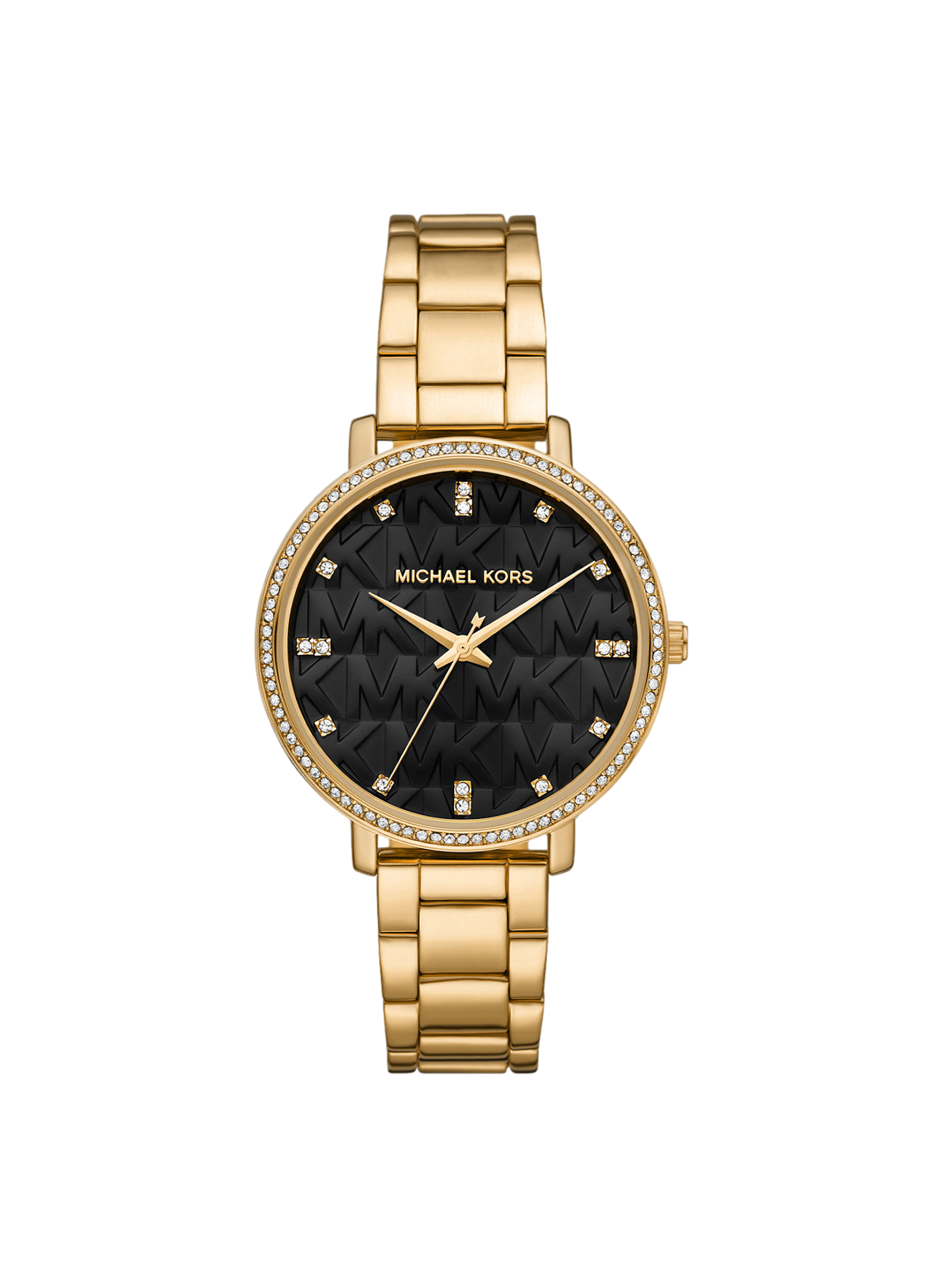 Montre quartz Pyper en acier inoxydable MICHAEL KORS MONTRES Noir