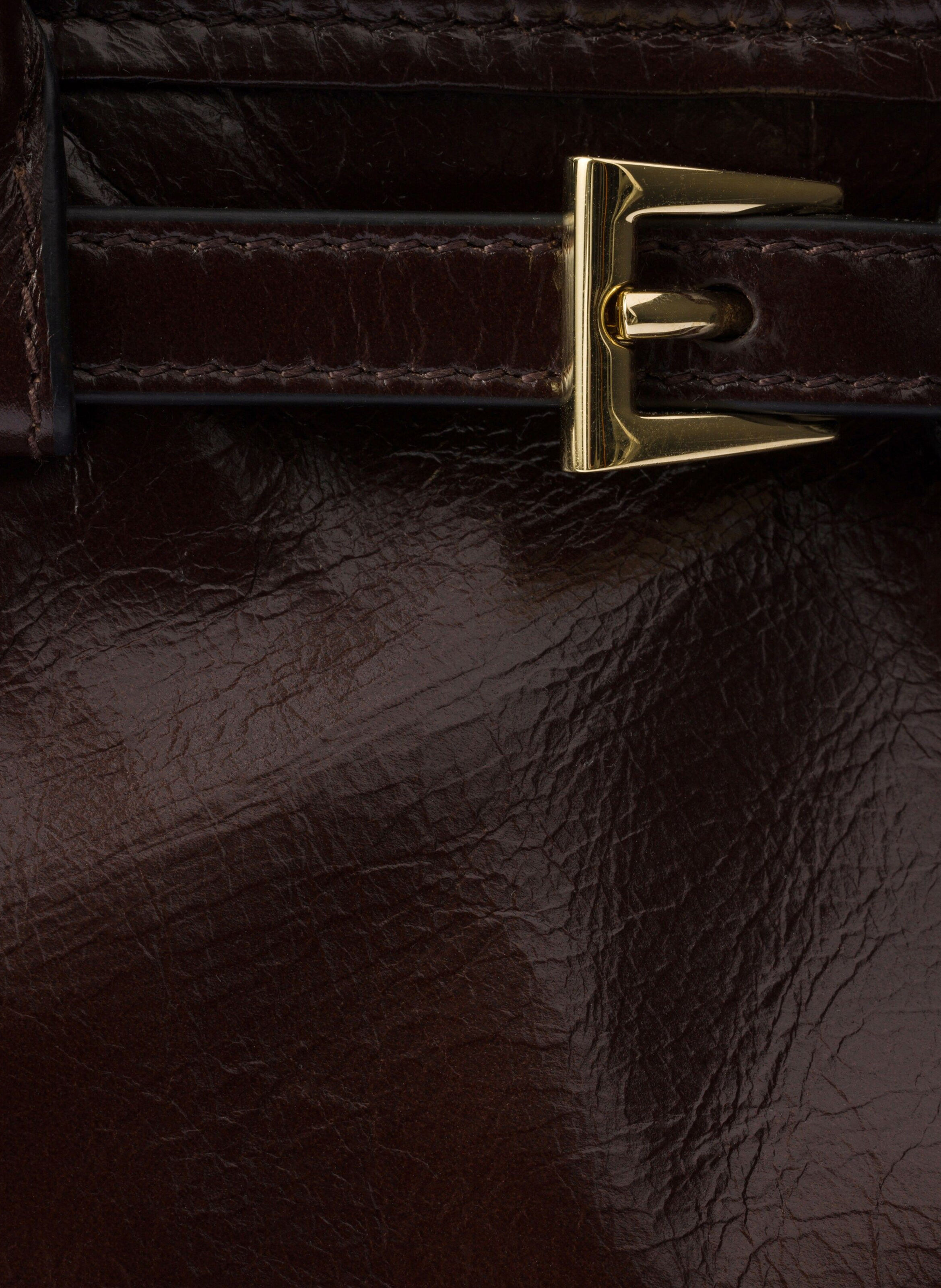 Sac prada bonnie en cuir medium PRADA Marron