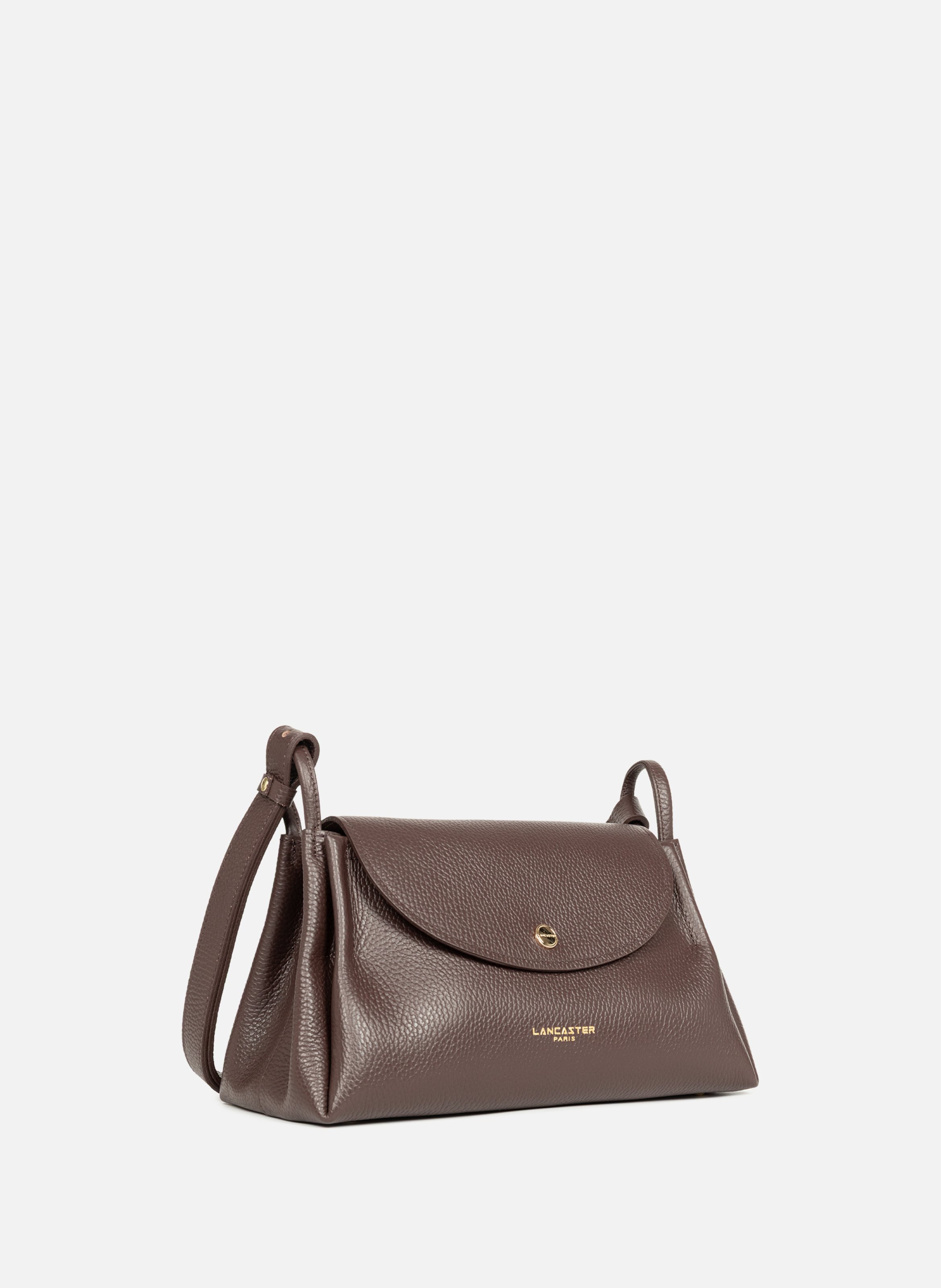 Grand sac trotteur - accordéon double LANCASTER Marron