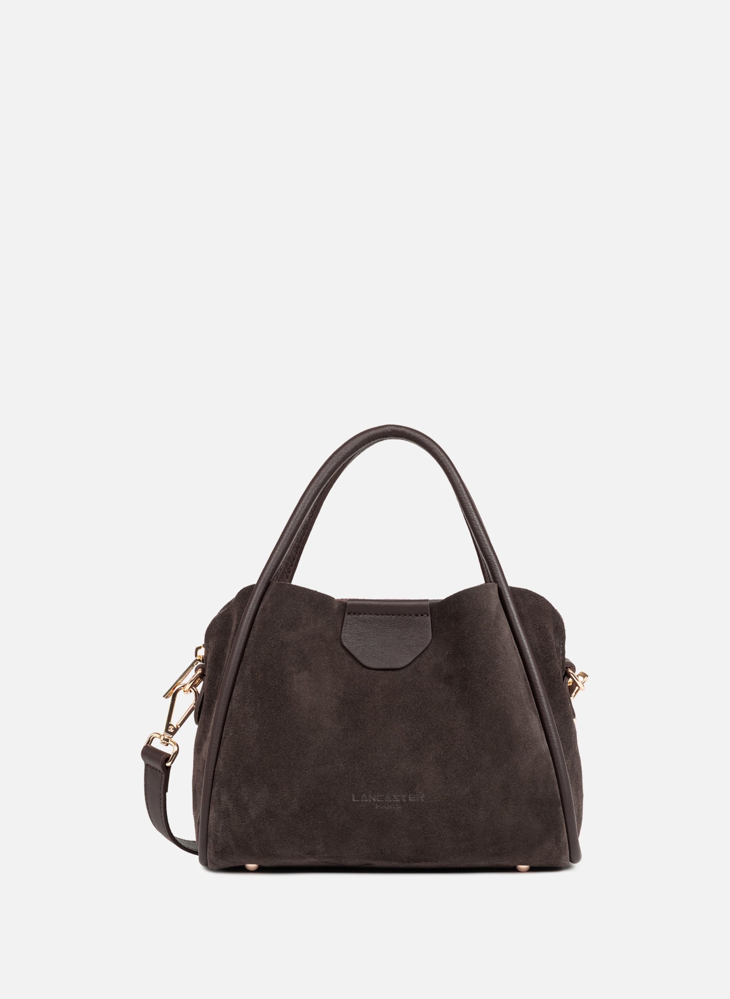 Petit sac à main - suède ida LANCASTER Marron