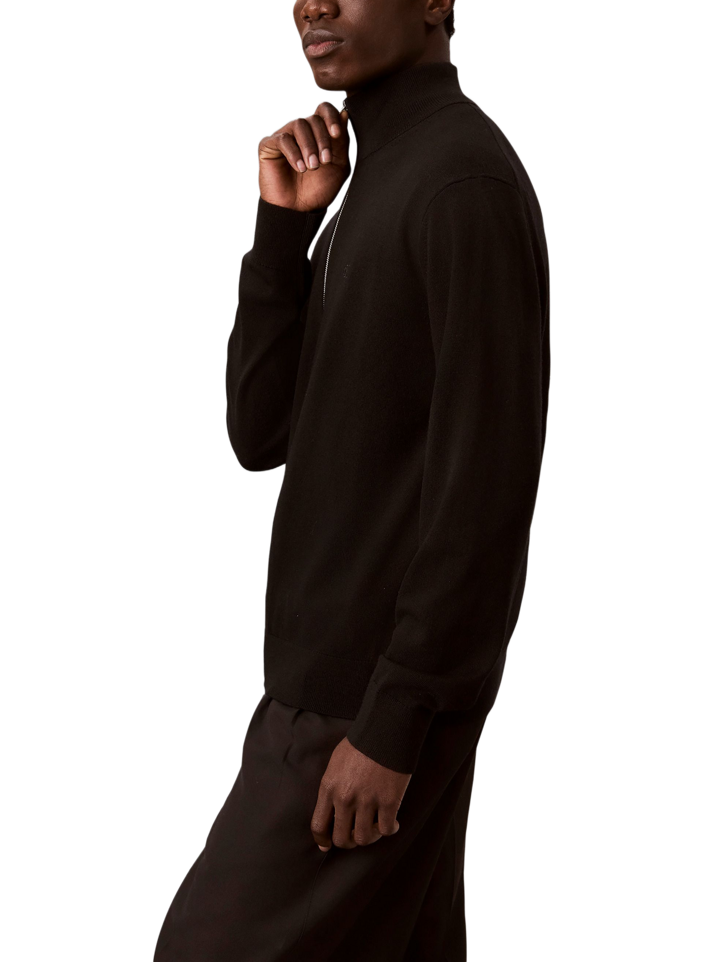 Wool high-neck jumper CALVIN KLEIN Black
