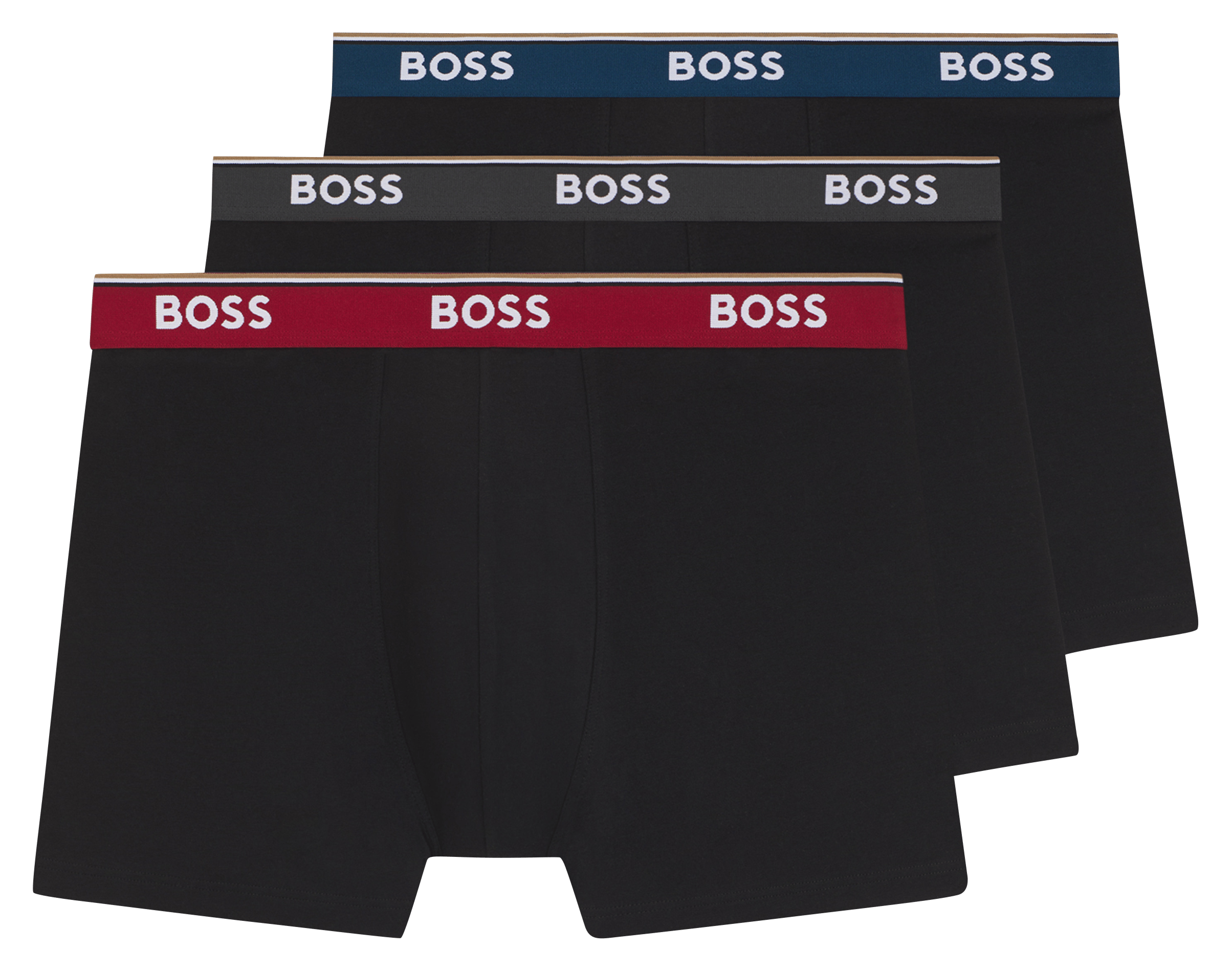 Lot de 3 caleçons en coton mélangé BOSS Multicolore