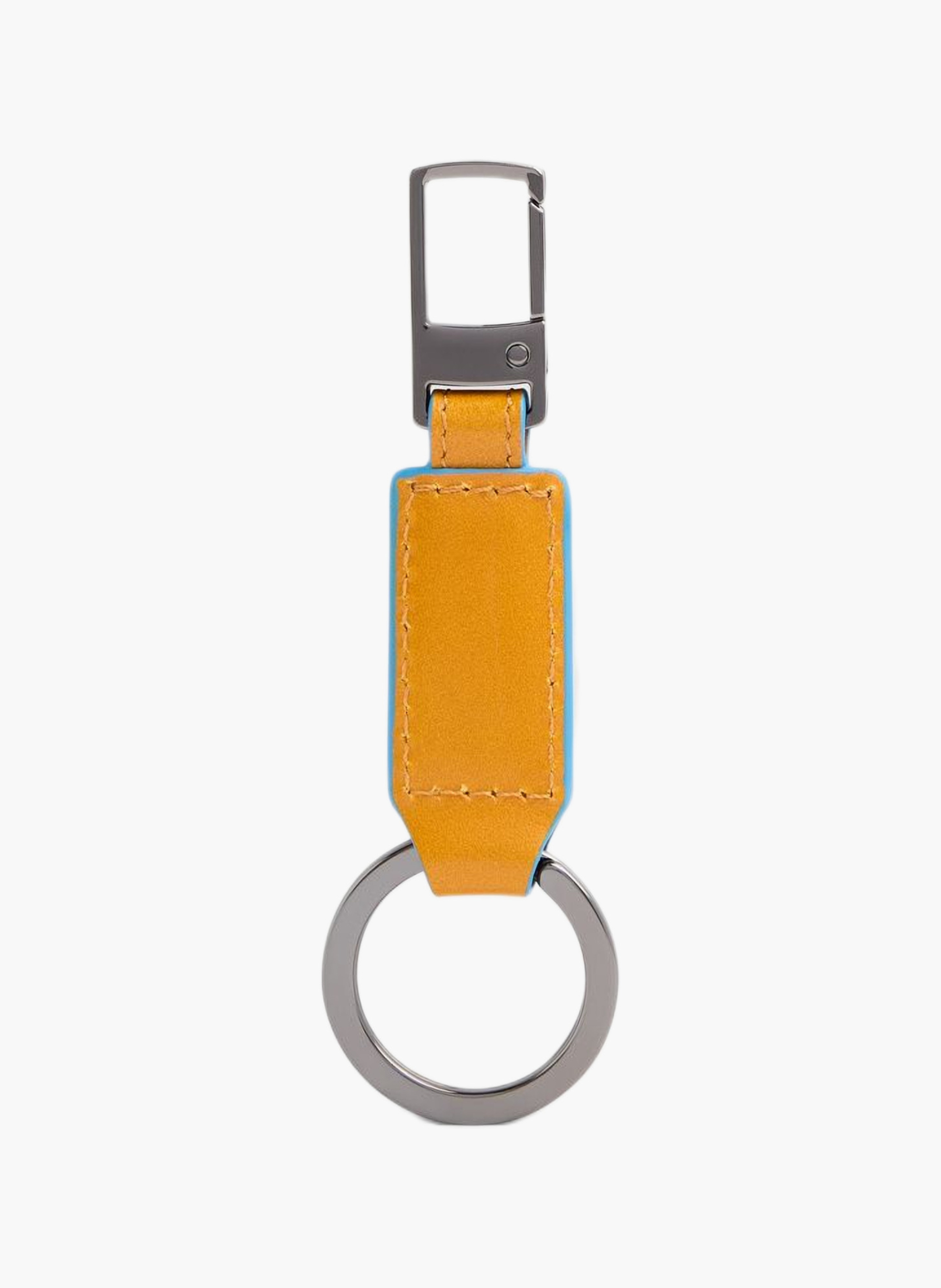 Porte-clés mousqueton PIQUADRO Jaune