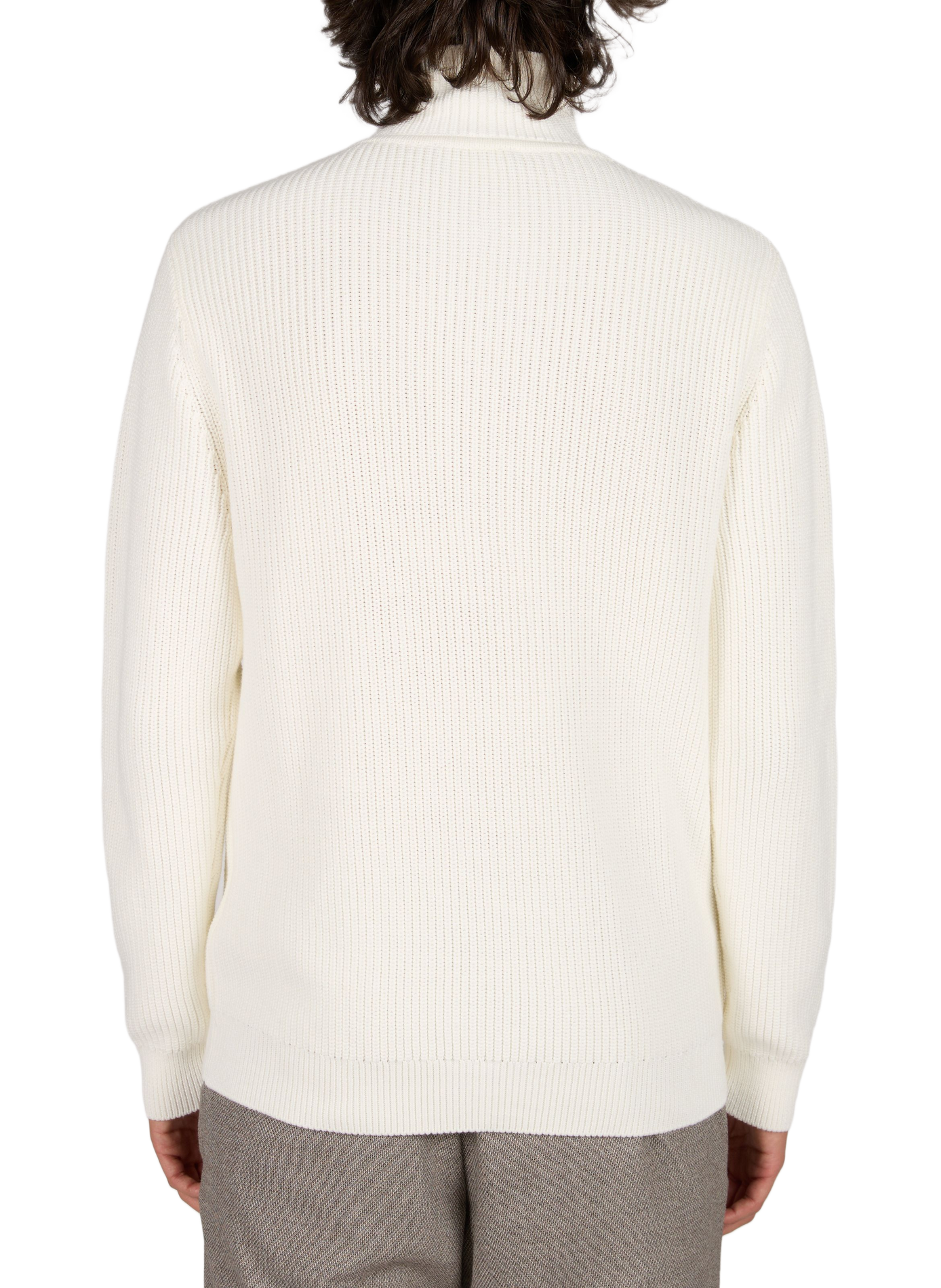 Pull ample col zippé uni STRELLSON Beige