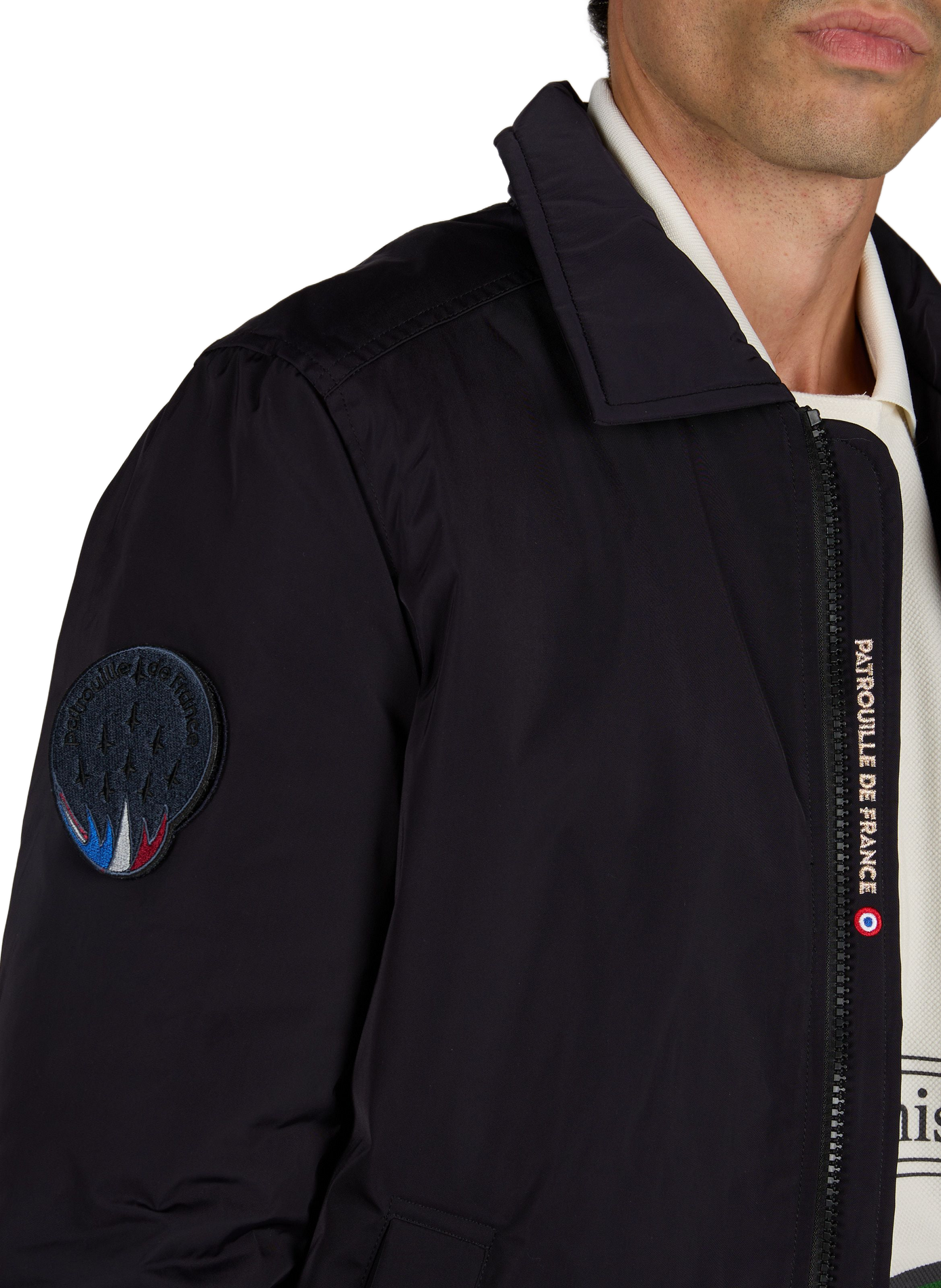 Blouson droit col classique PATROUILLE DE FRANCE X REDSKINS Bleu