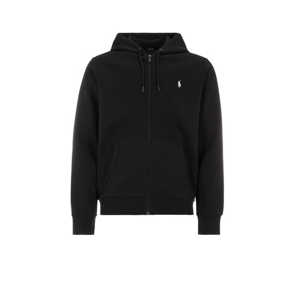 Hoodie zippée en coton et polyester recyclé