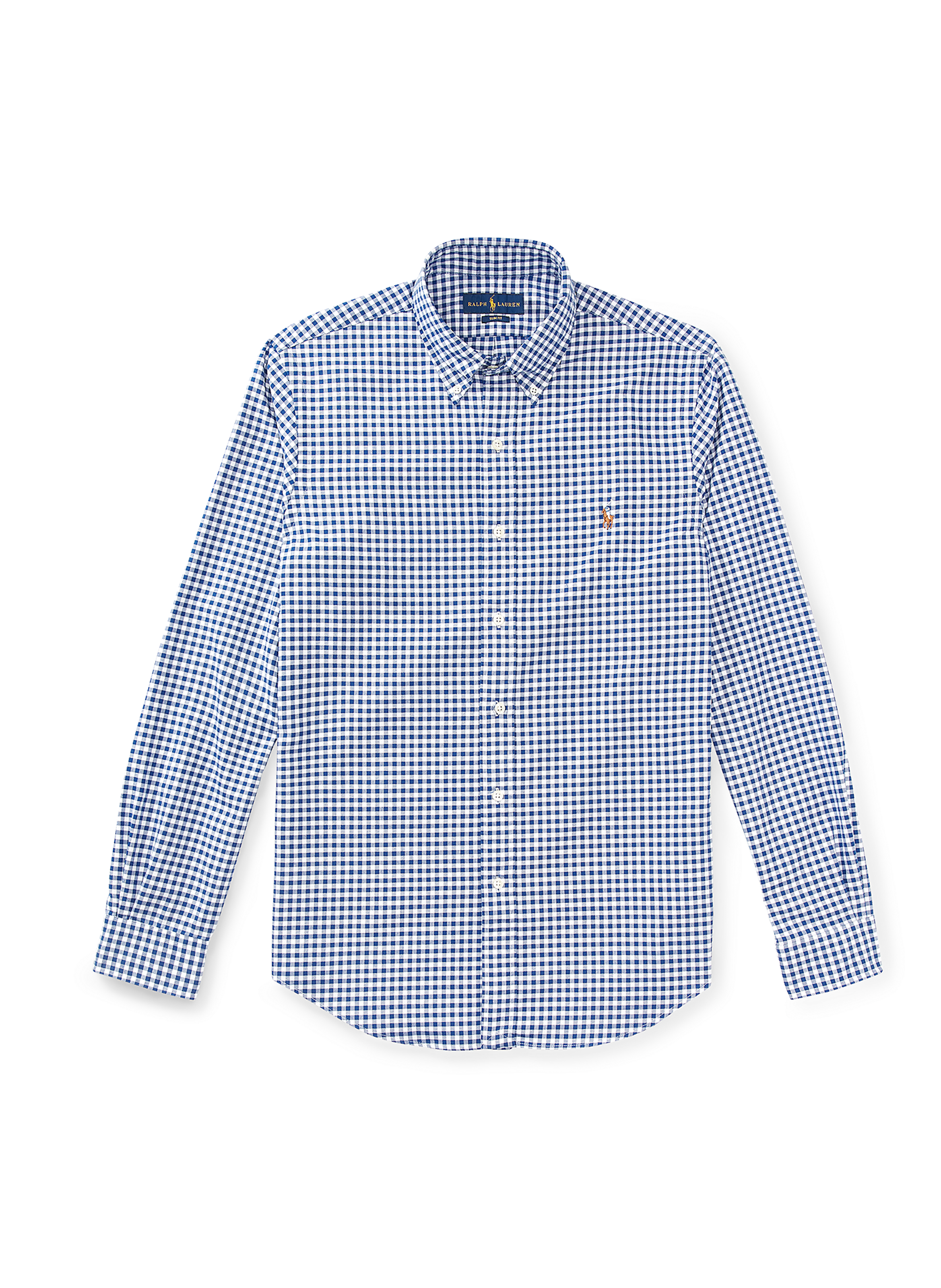 POLO RALPH LAUREN Cotton check shirt Blue