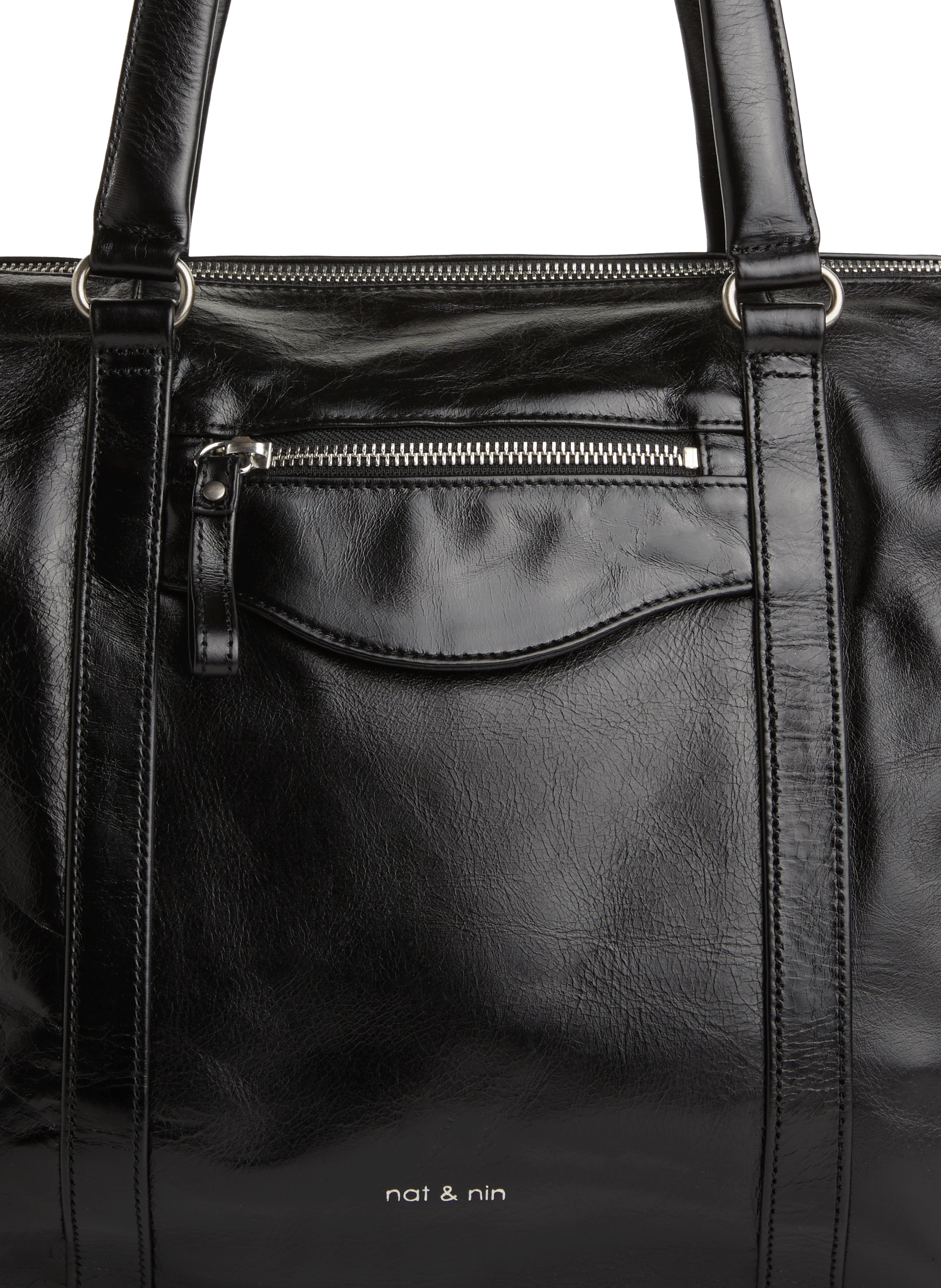 Thylane leather bag NAT &amp; NIN Black