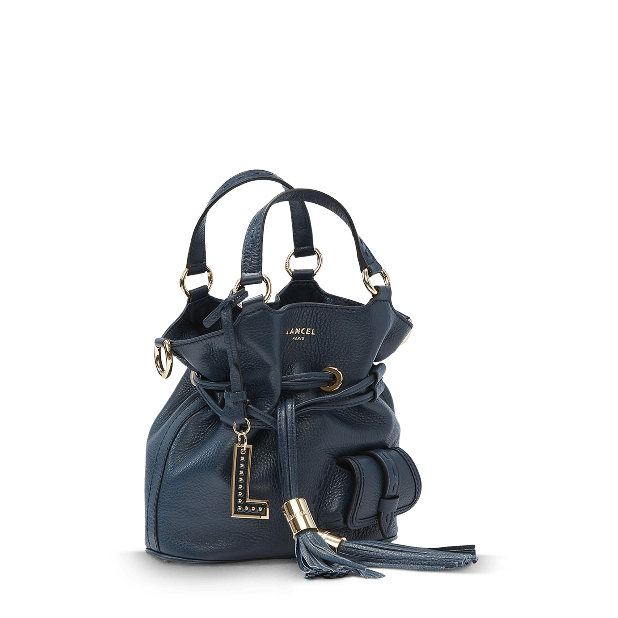 Sac seau s premier flirt de lancel en cuir LANCEL Bleu