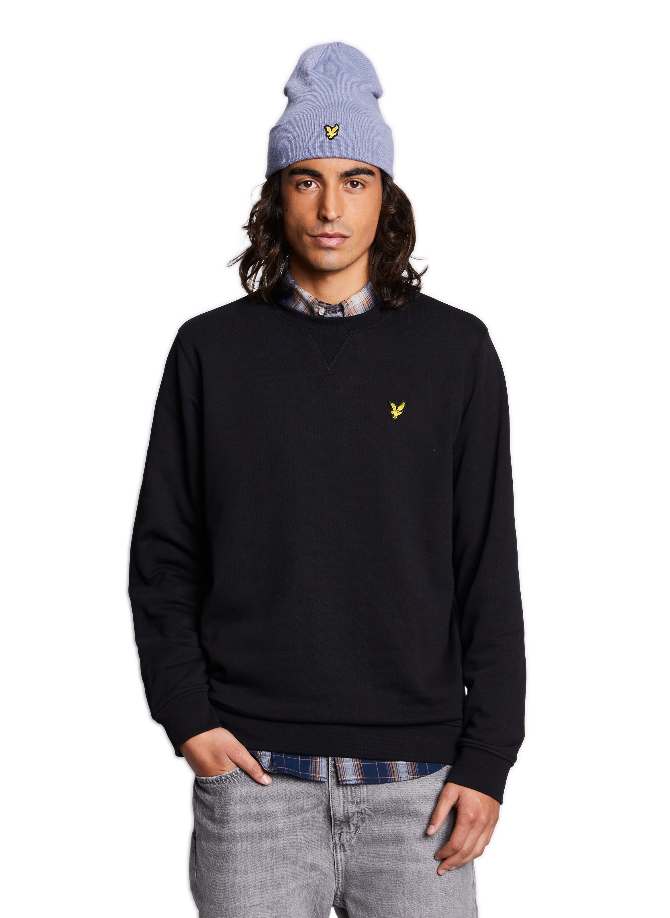 LYLE & SCOTT Football For All patterned sweatshirt Black