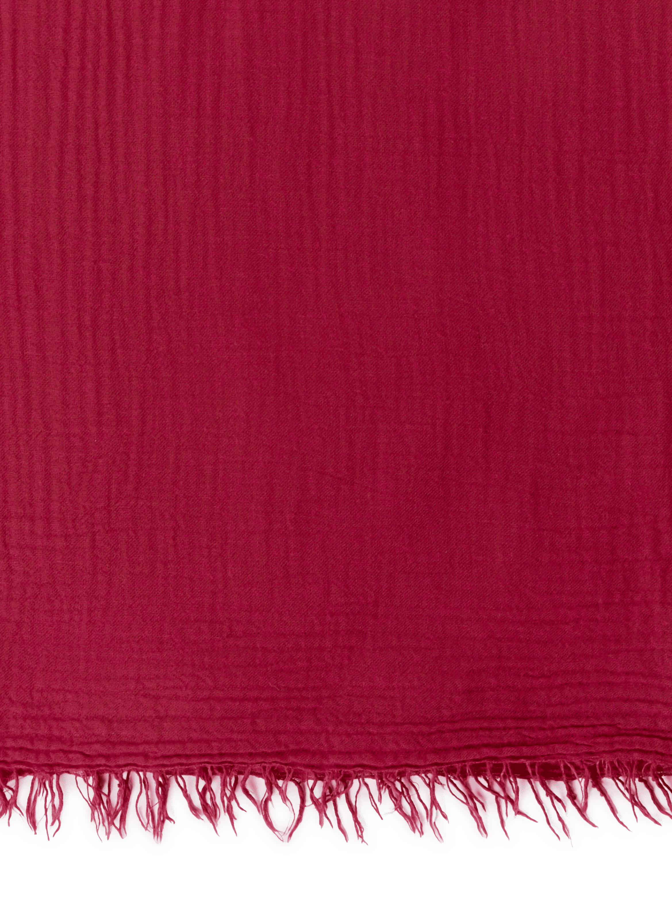 Foulard en lin et laine  AU PRINTEMPS PARIS Rose