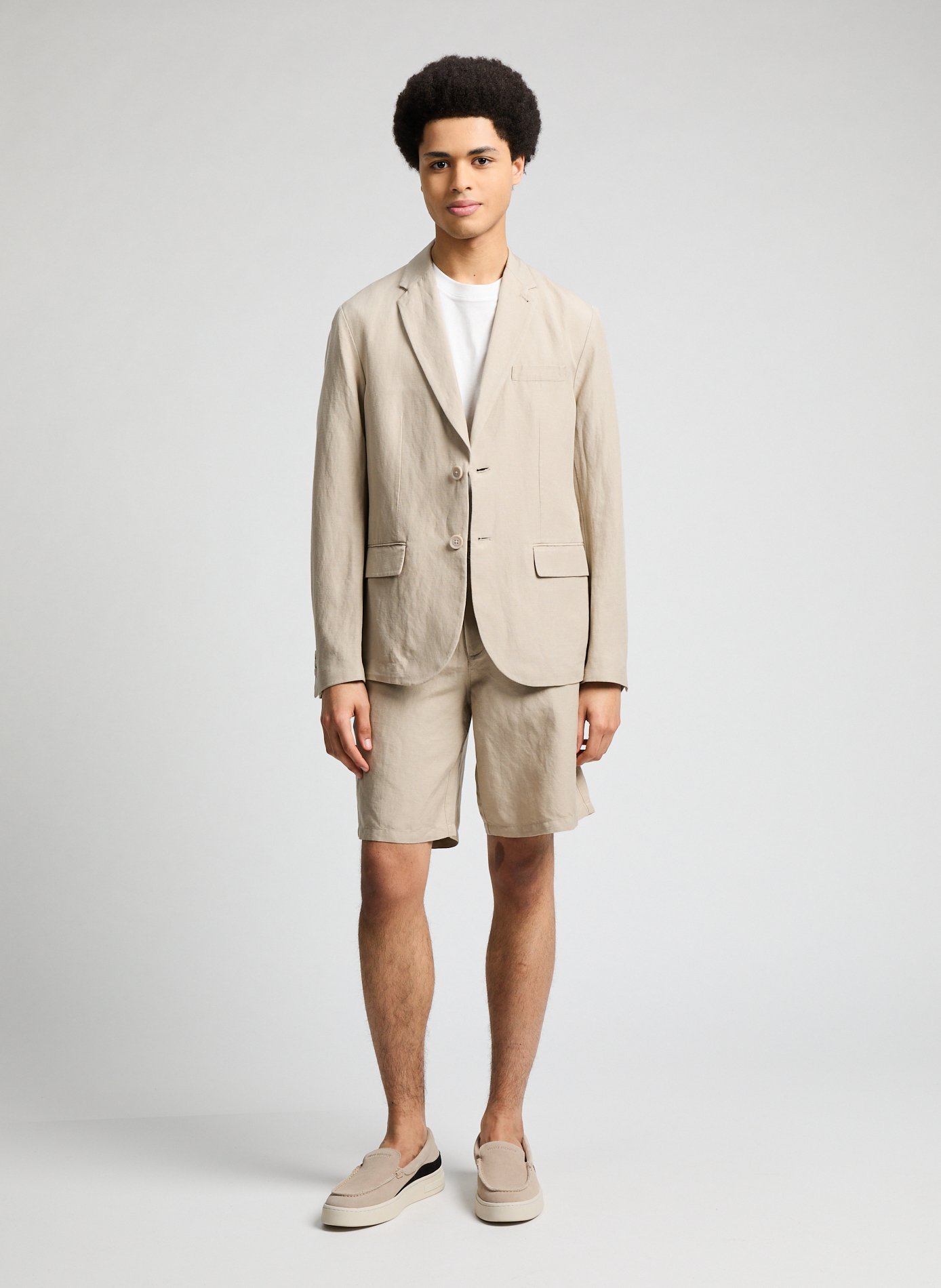 Blazer en lin ARMANI EXCHANGE Beige